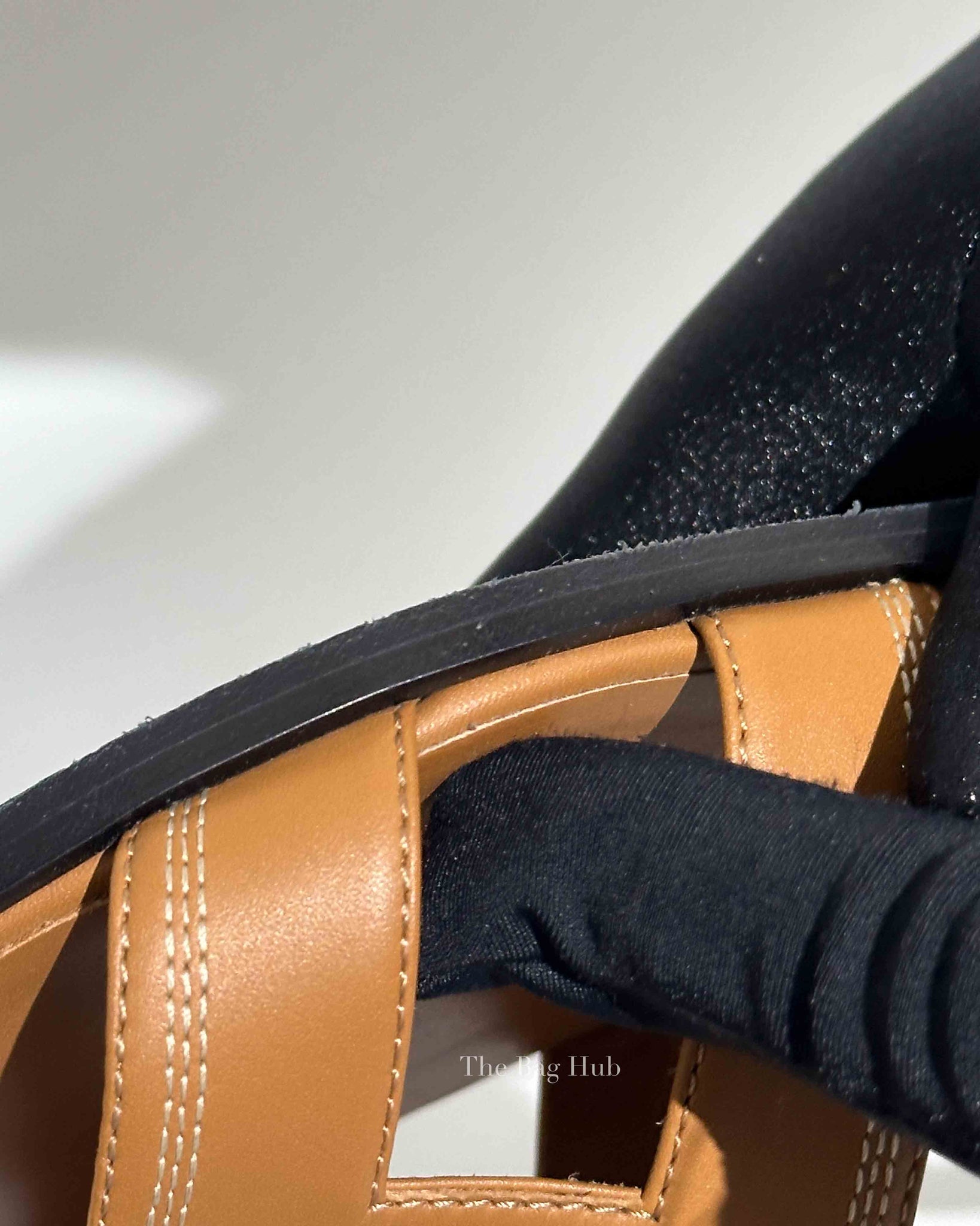 Hermes Naturel w/ Embroidered Calfskin Santorini Sandals Size 37.5