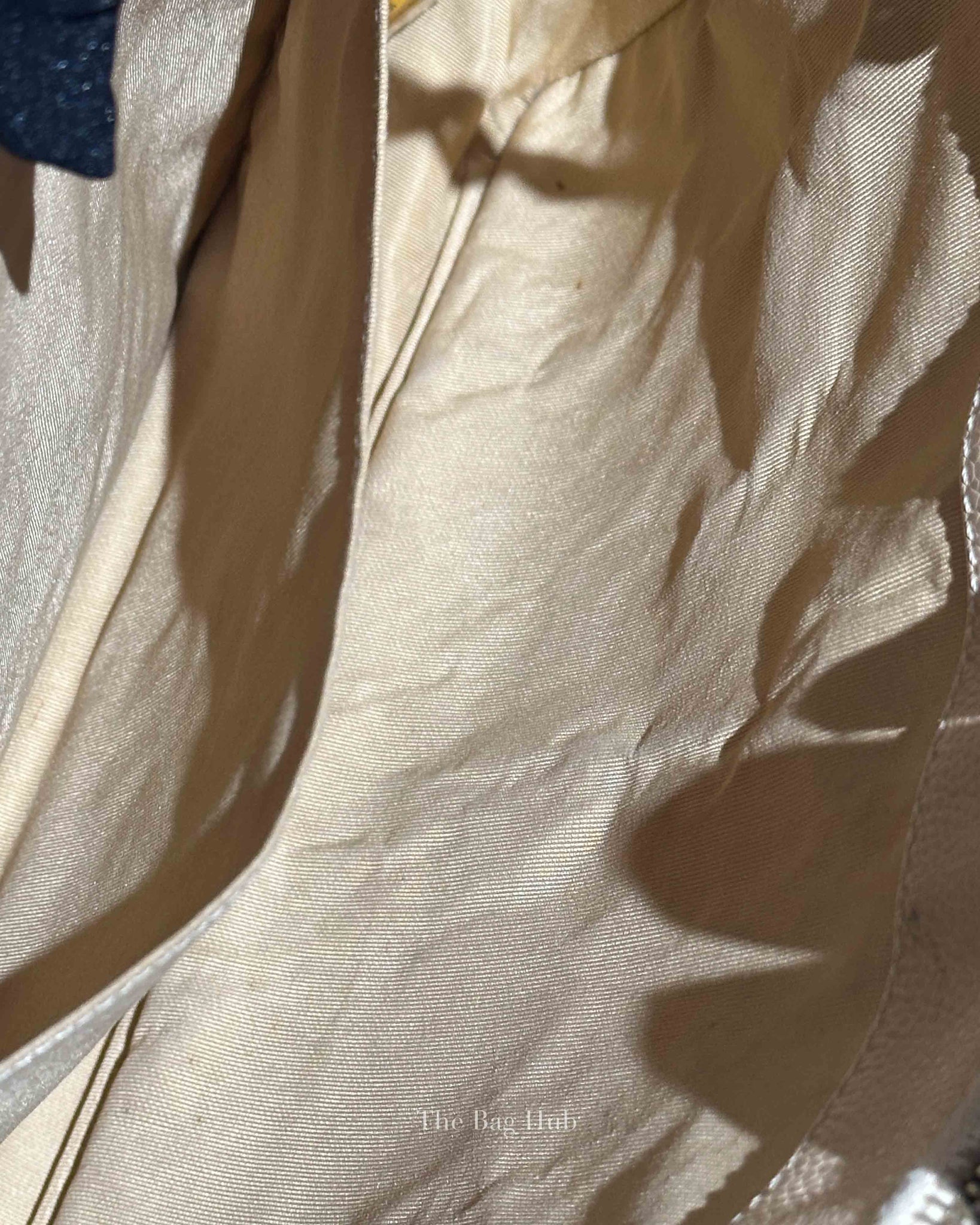 Chanel Beige Caviar Quilted Grand Shopping Tote Bag GHW