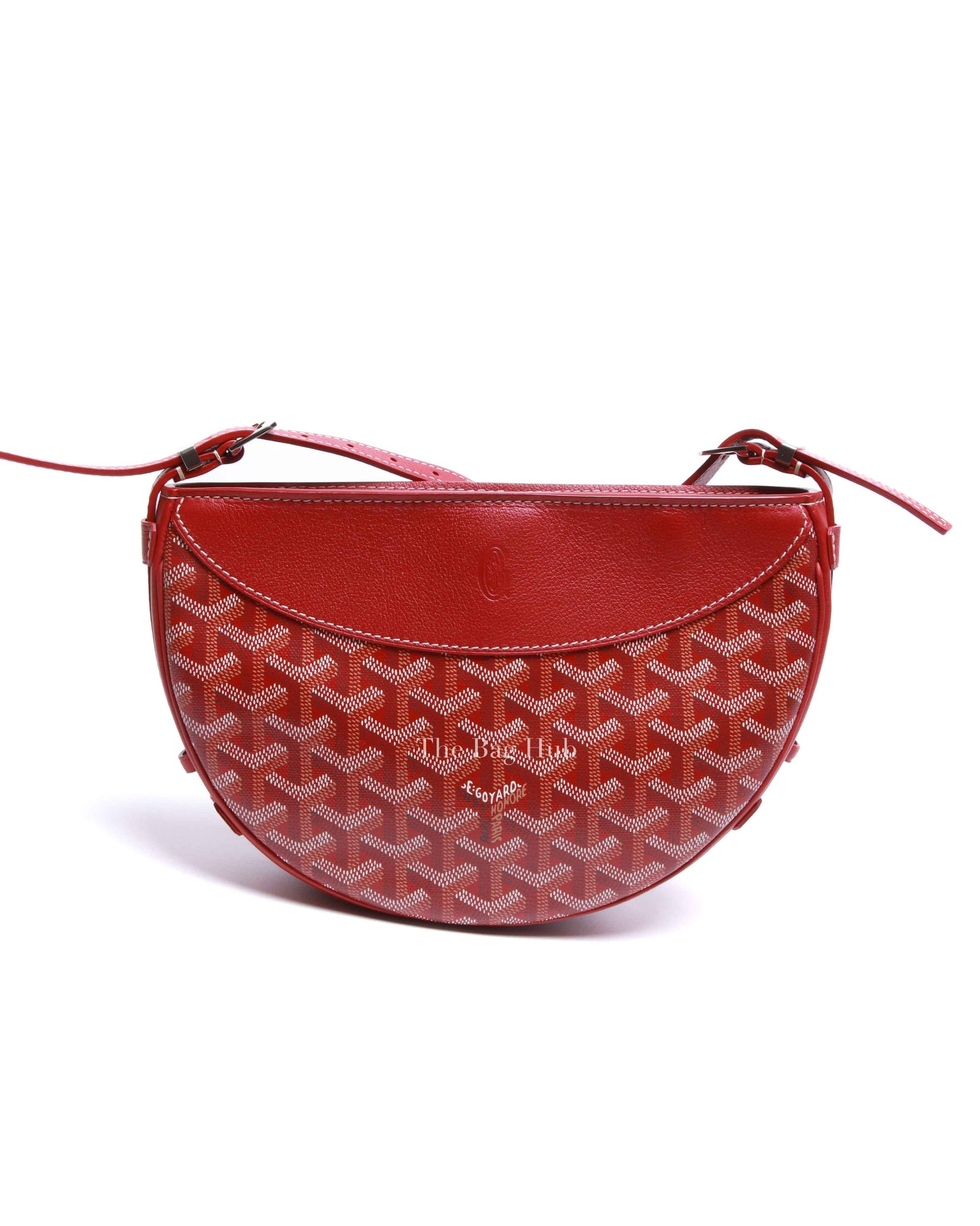Goyard Red Canvas Hirondelle Hand Bag