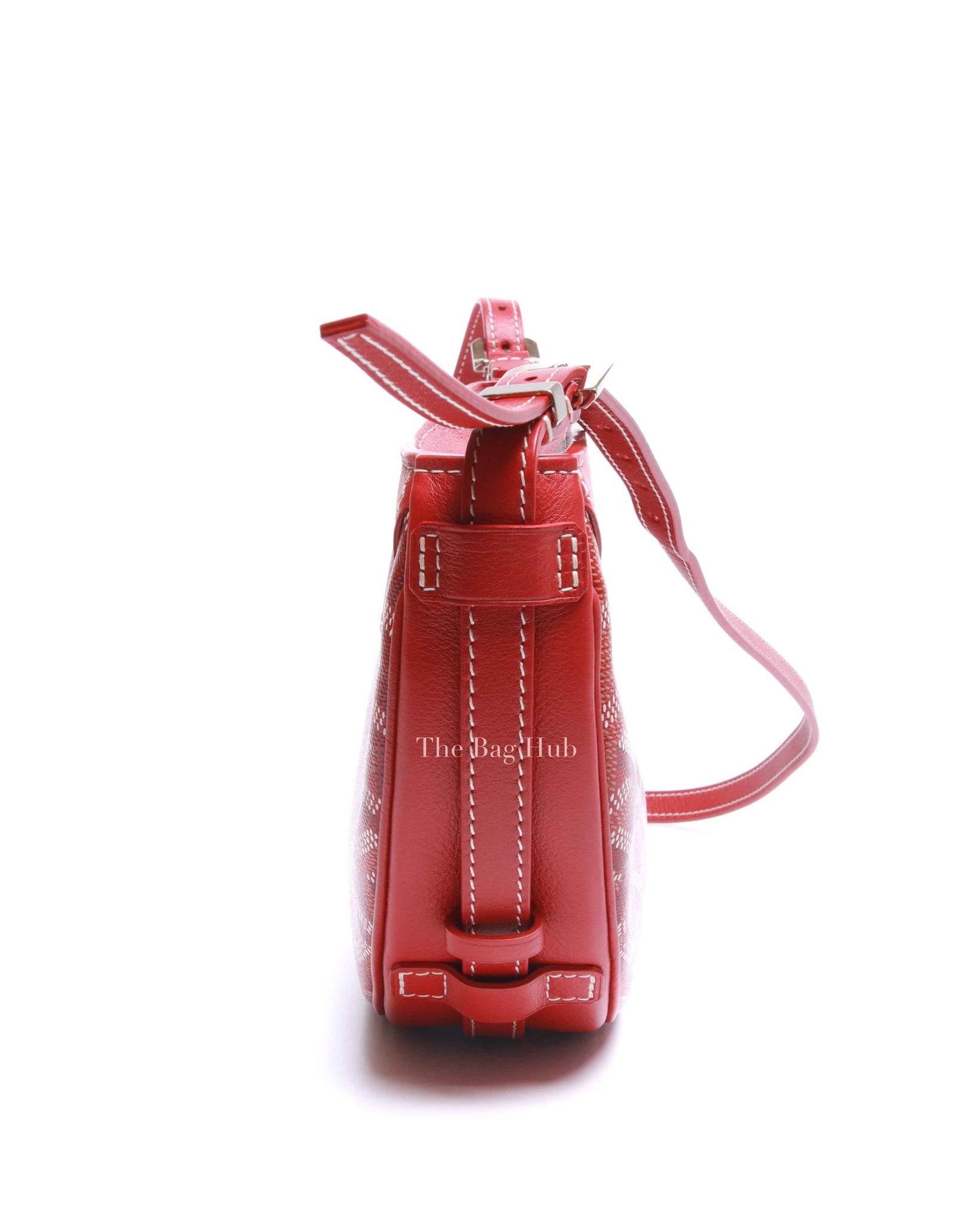 Goyard Red Canvas Hirondelle Hand Bag