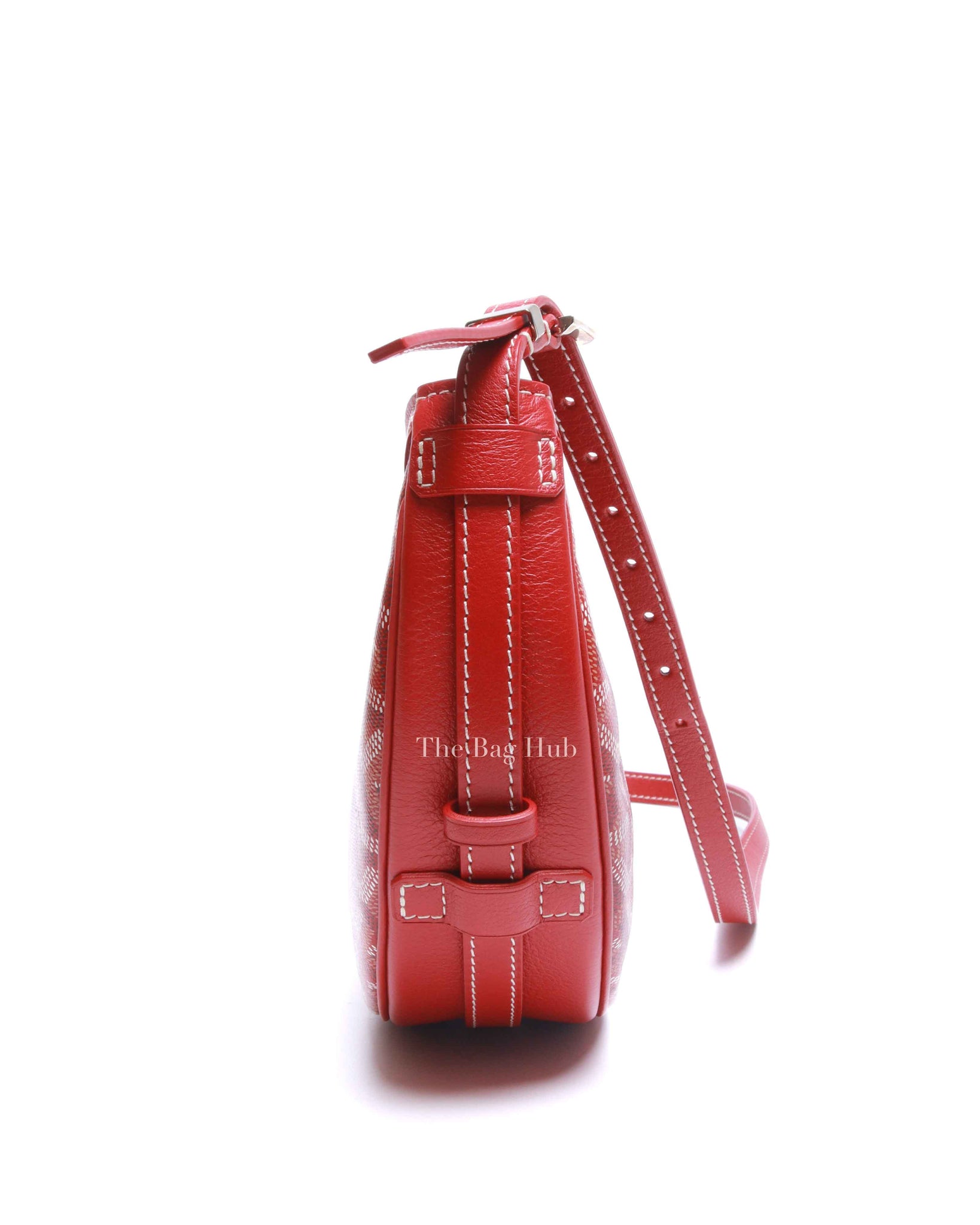Goyard Red Canvas Hirondelle Hand Bag