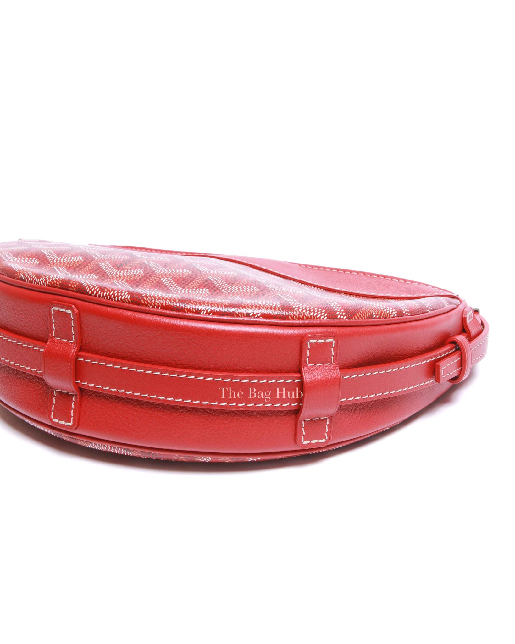 Goyard Red Canvas Hirondelle Hand Bag