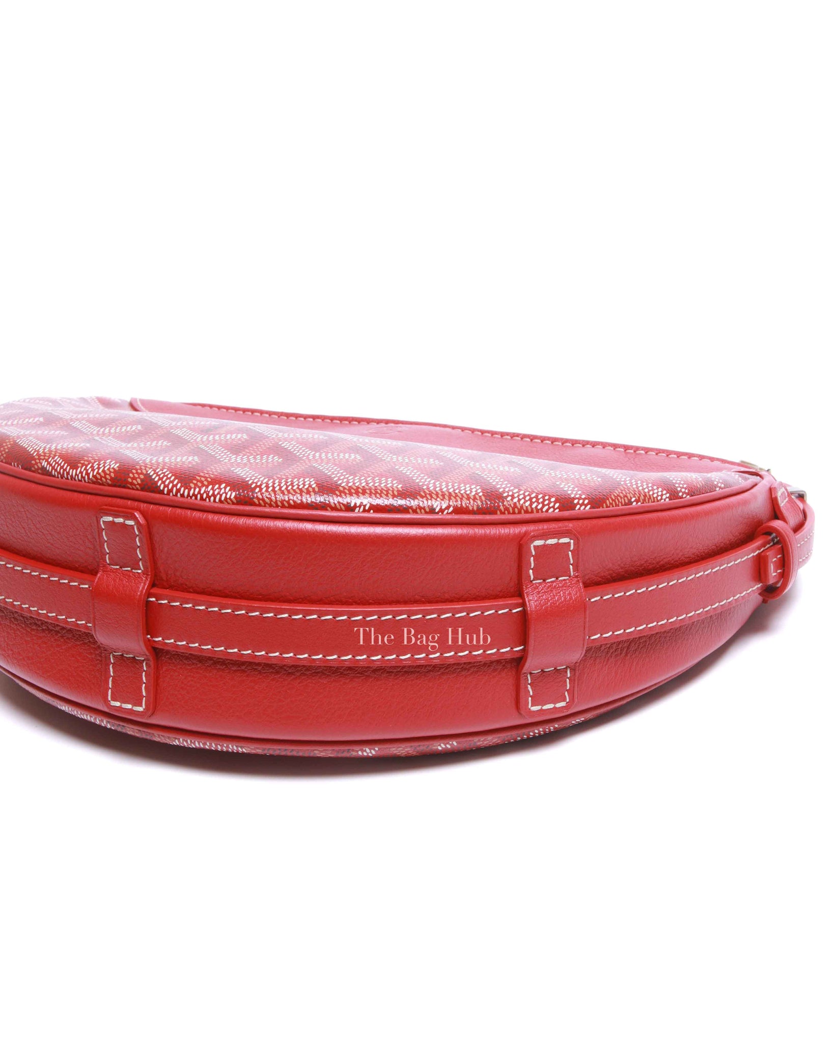 Goyard Red Canvas Hirondelle Hand Bag