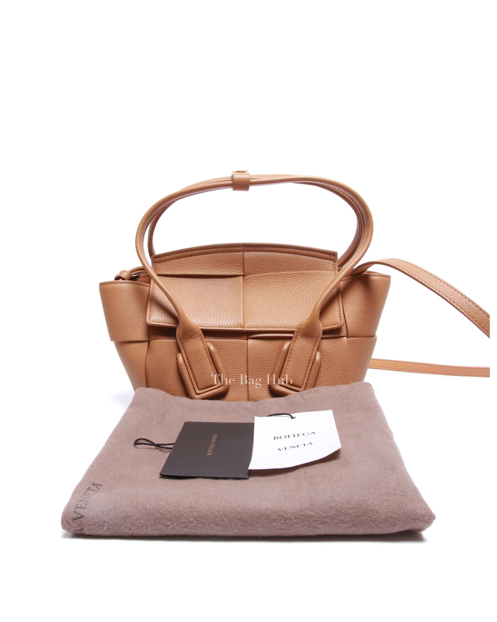 Bottega Veneta Tan Leather Mini Arco Bag
