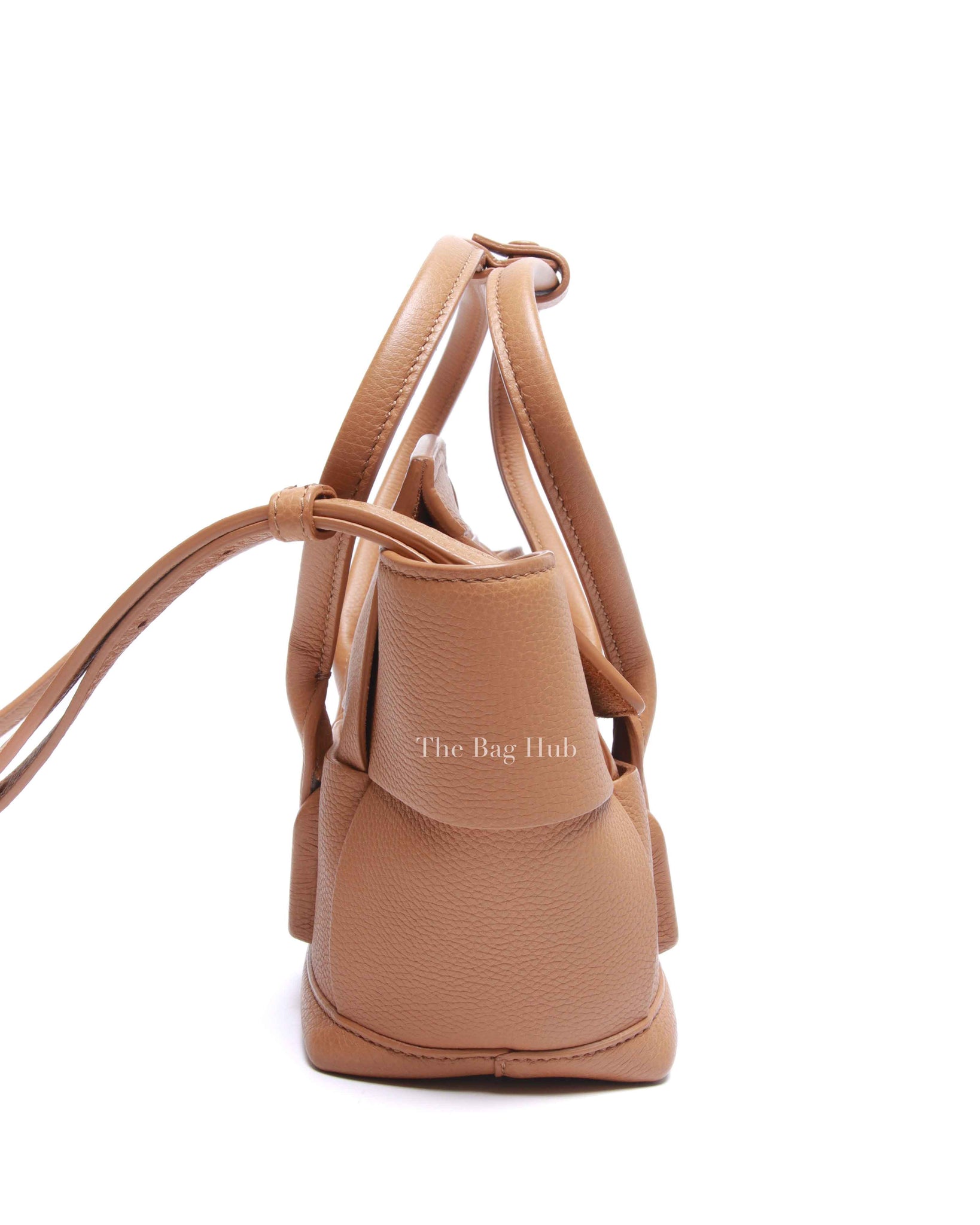 Bottega Veneta Tan Leather Mini Arco Bag