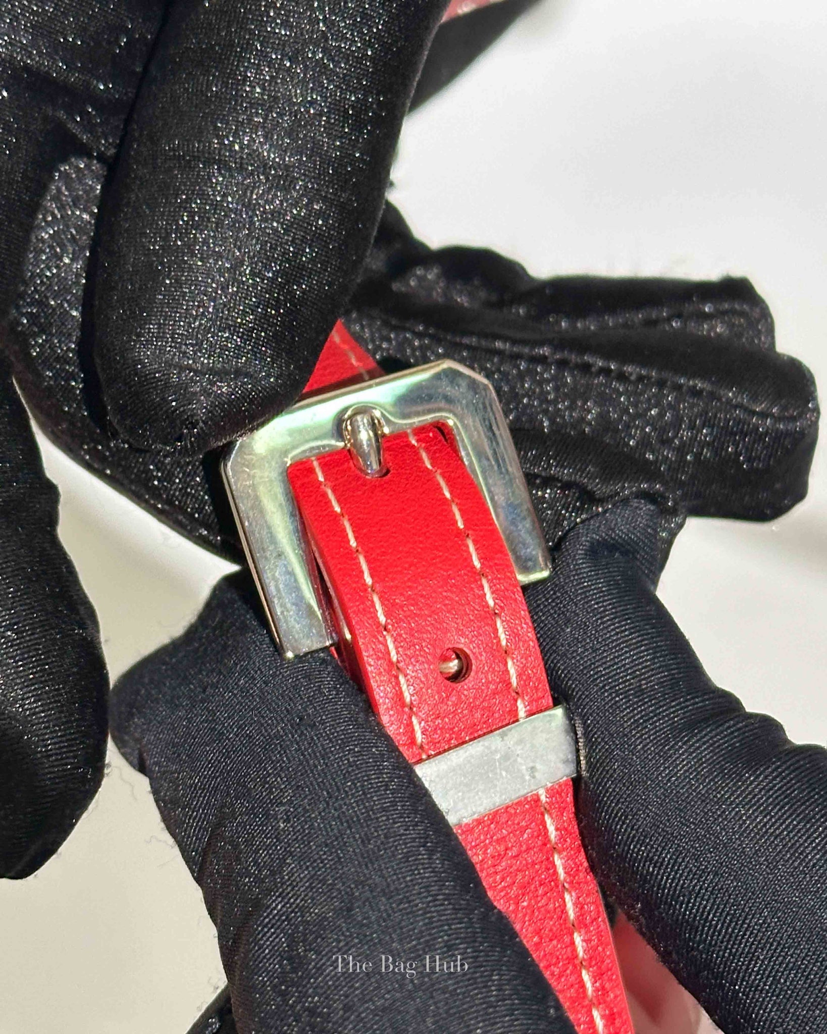 Goyard Red Canvas Hirondelle Hand Bag