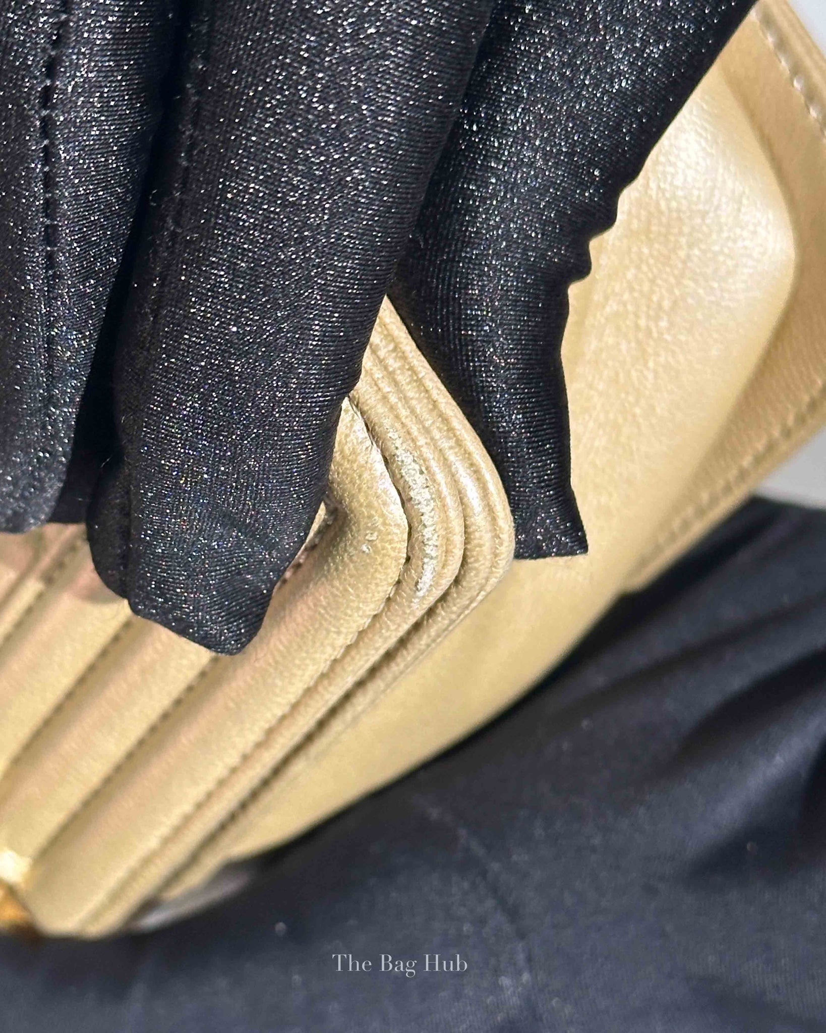 Chanel Golden Caviar Quilted Medium Le Boy Bag GHW