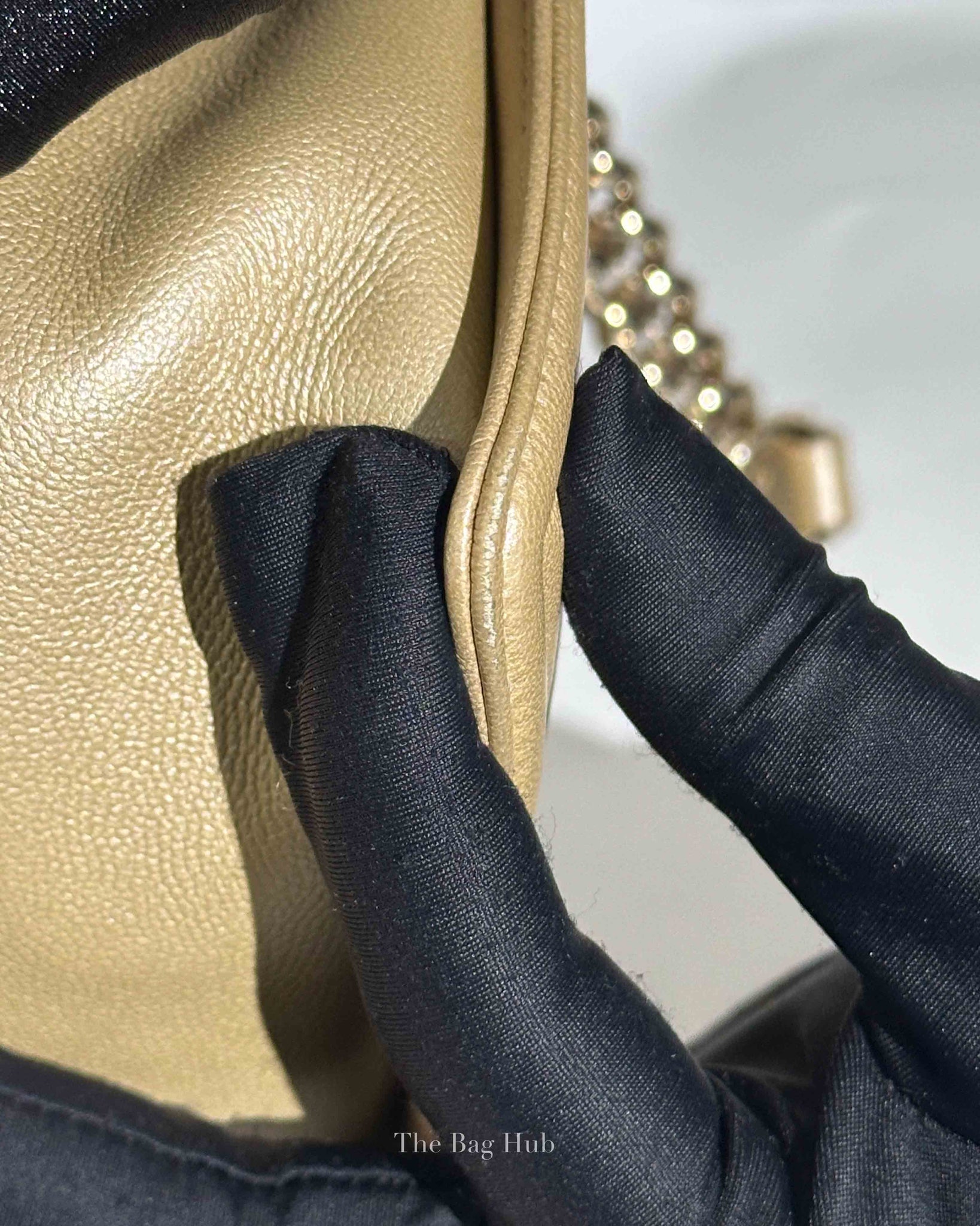 Chanel Golden Caviar Quilted Medium Le Boy Bag GHW