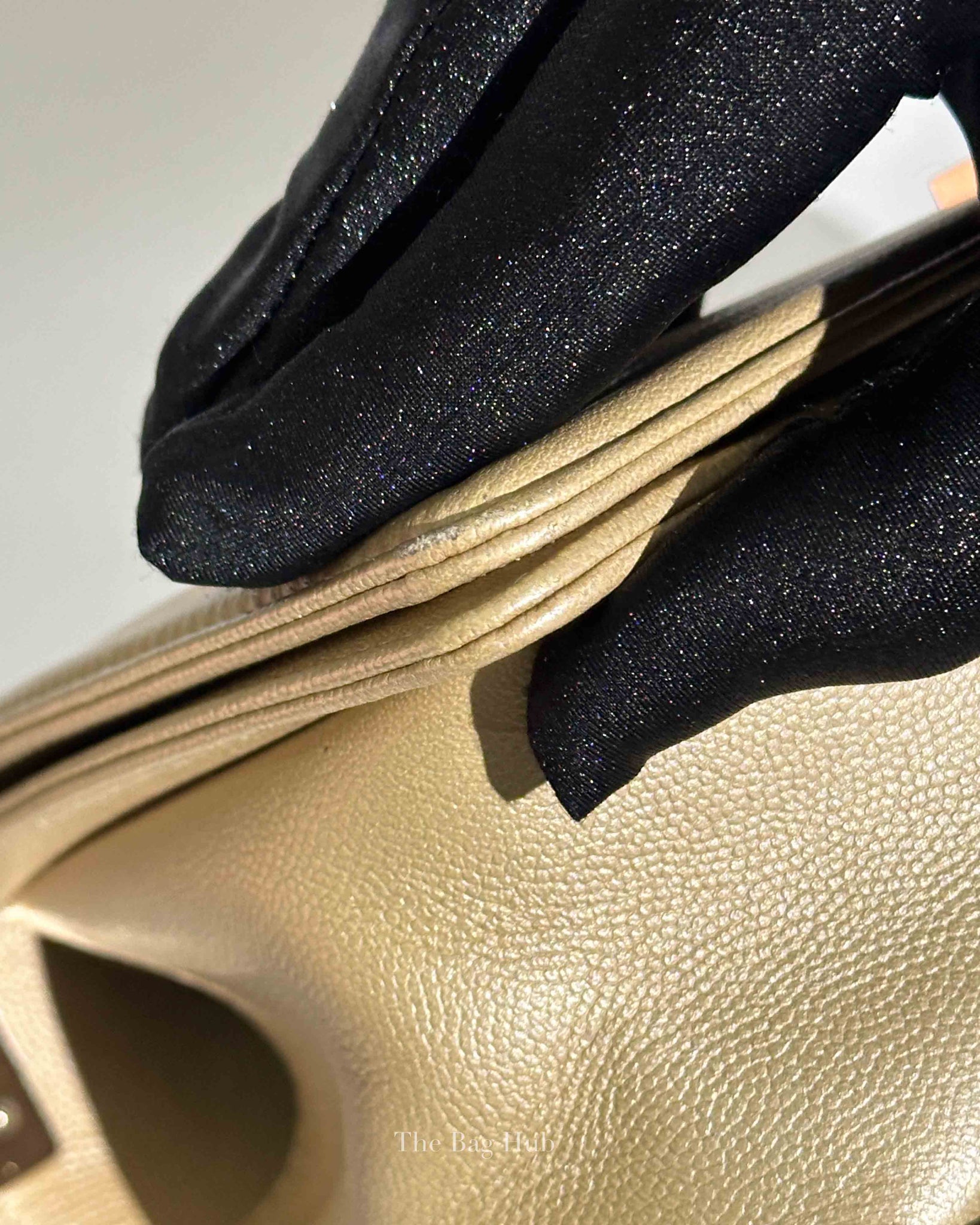 Chanel Golden Caviar Quilted Medium Le Boy Bag GHW