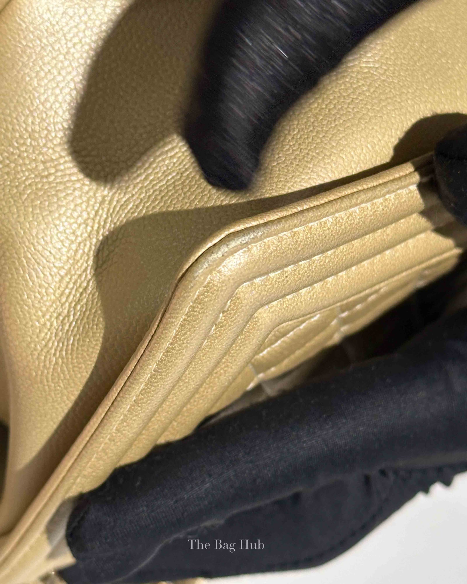 Chanel Golden Caviar Quilted Medium Le Boy Bag GHW