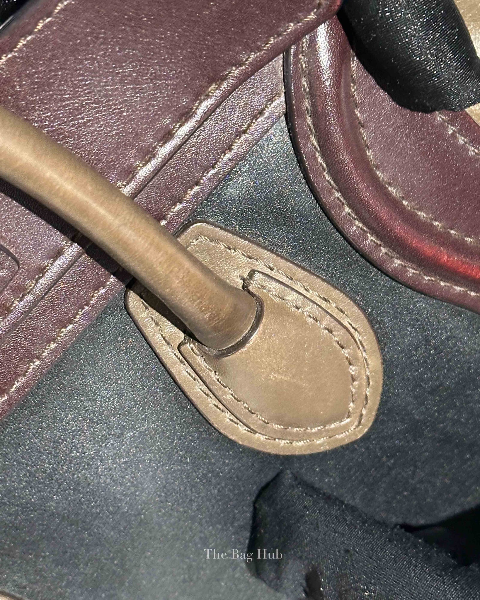 Celine Tricolor Leather Nano Luggage Tote Bag