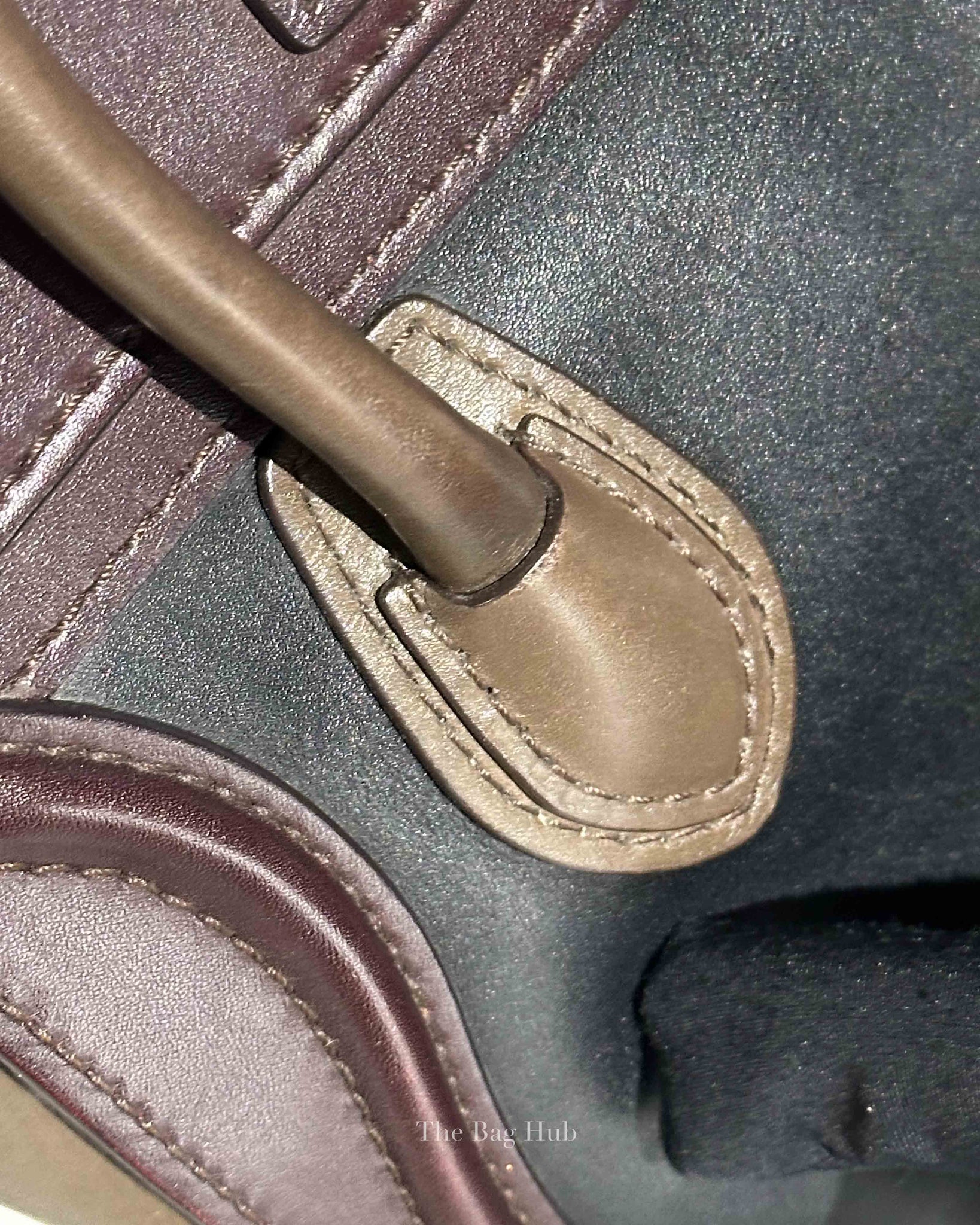 Celine Tricolor Leather Nano Luggage Tote Bag