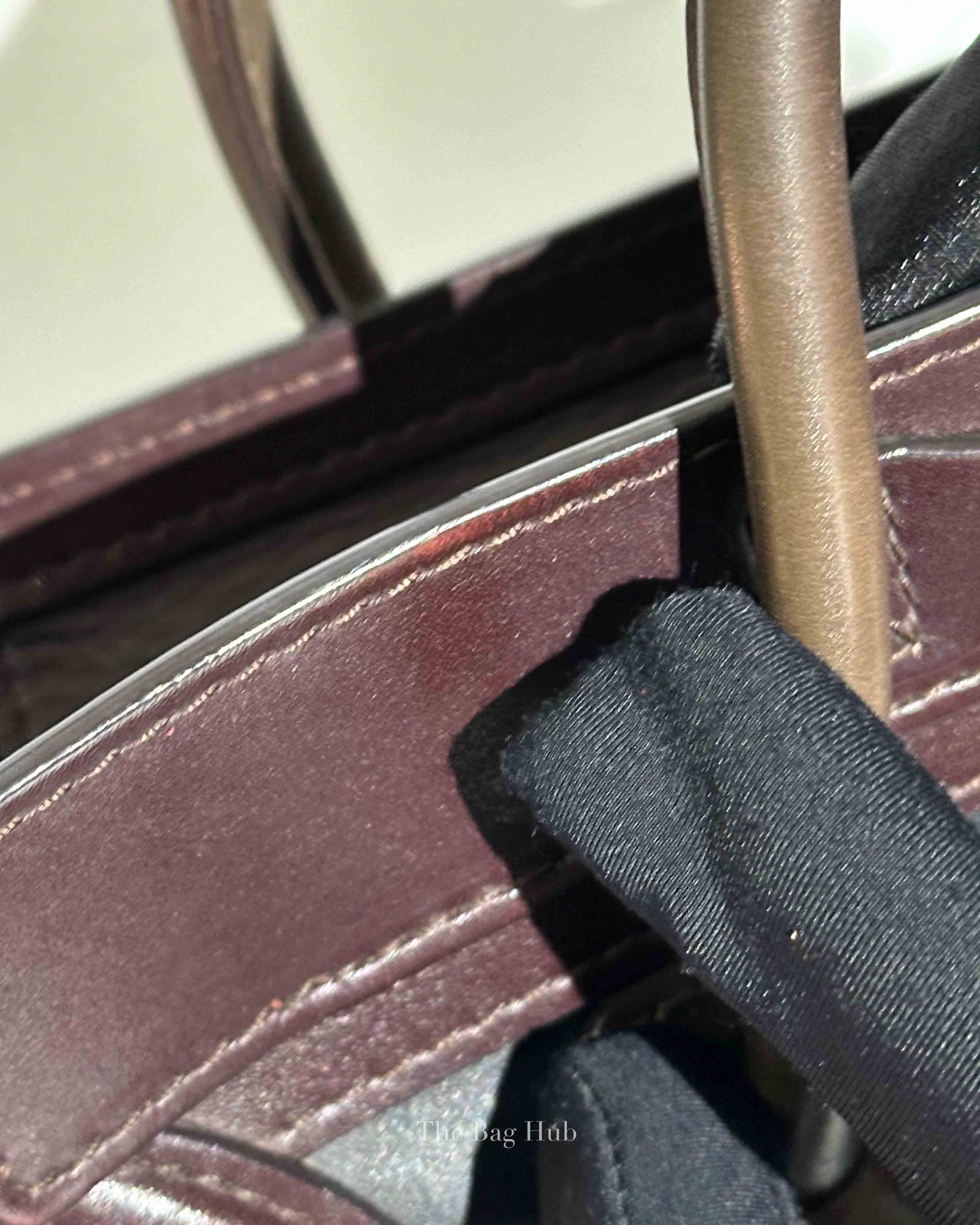 Celine Tricolor Leather Nano Luggage Tote Bag