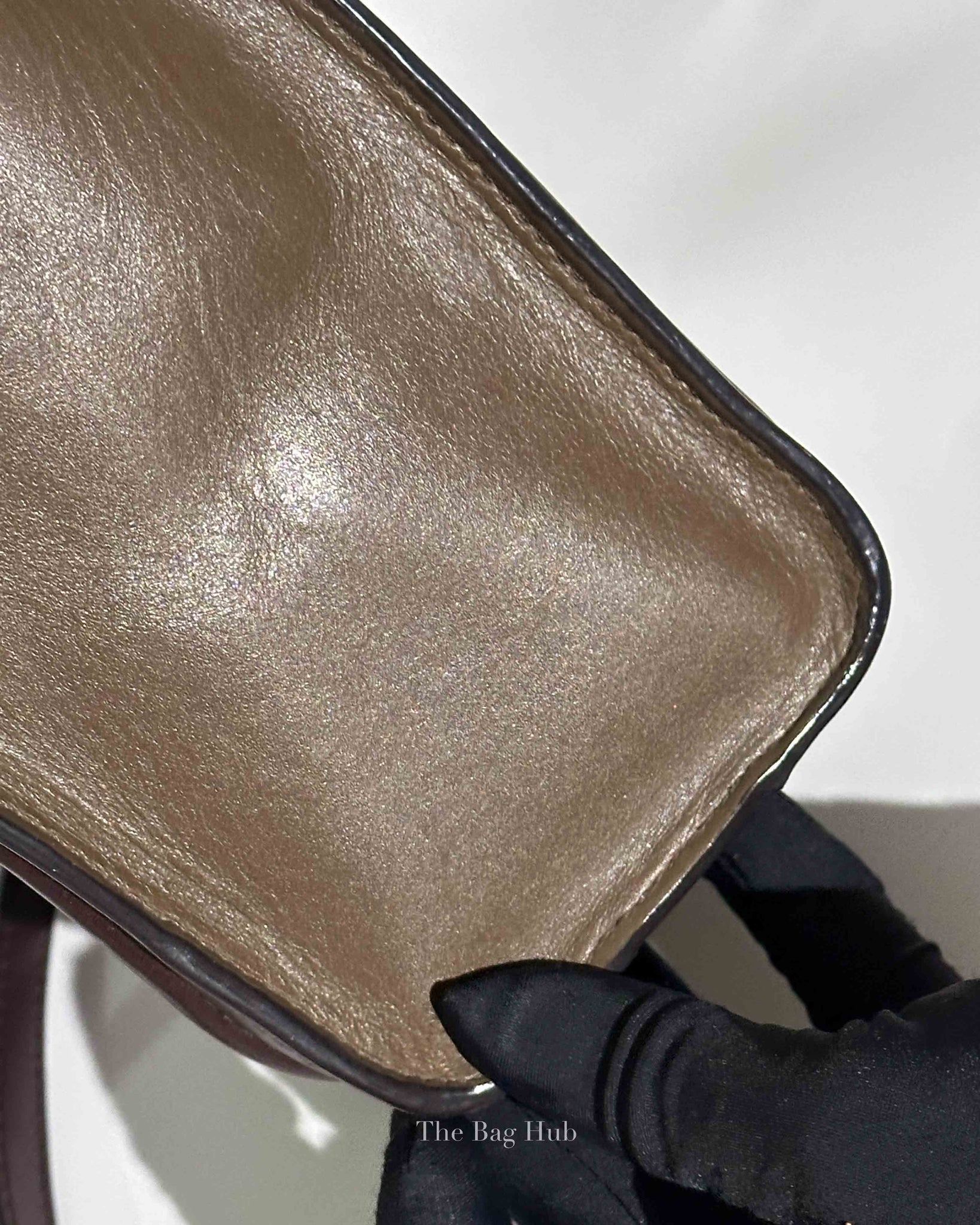 Celine Tricolor Leather Nano Luggage Tote Bag