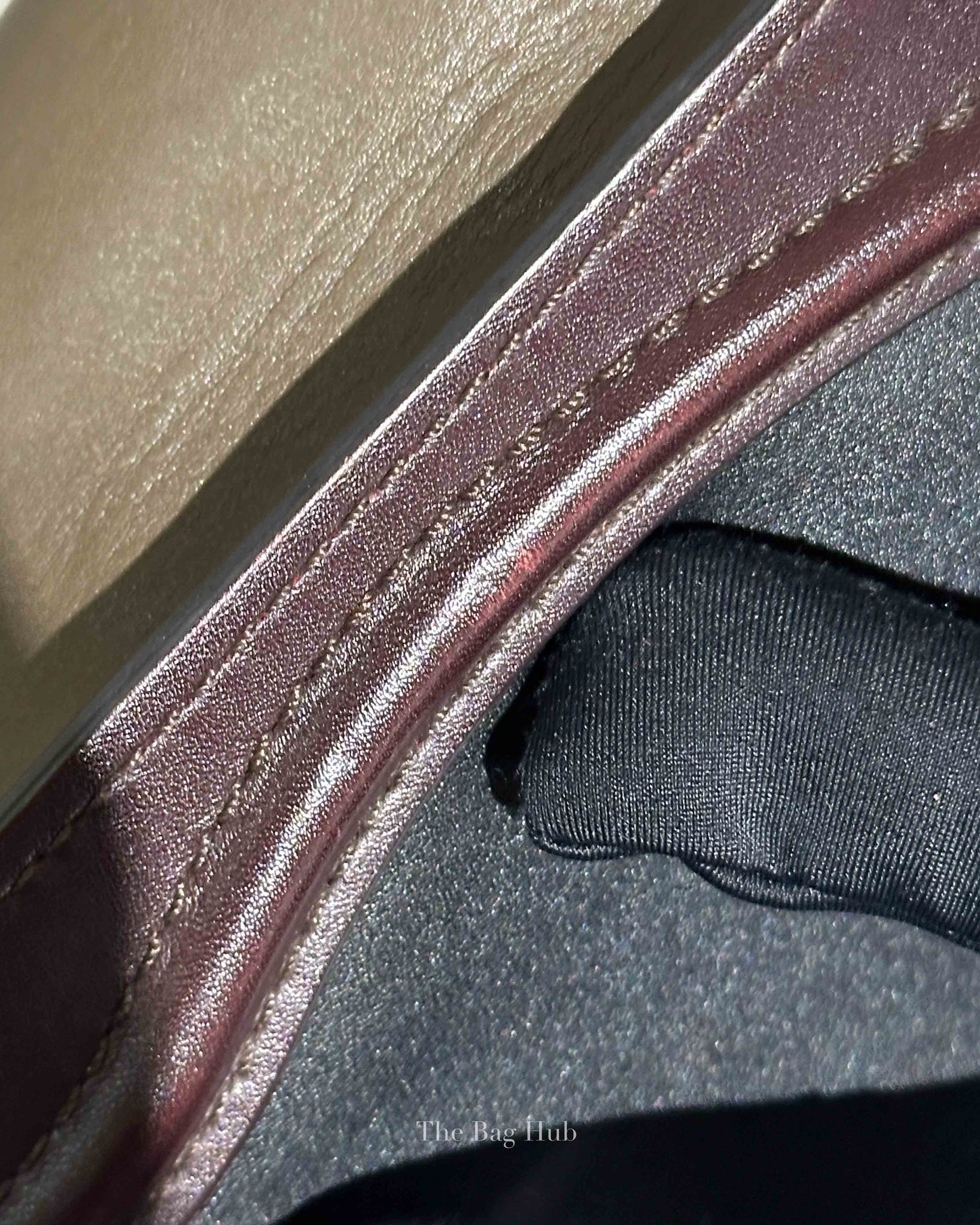 Celine Tricolor Leather Nano Luggage Tote Bag