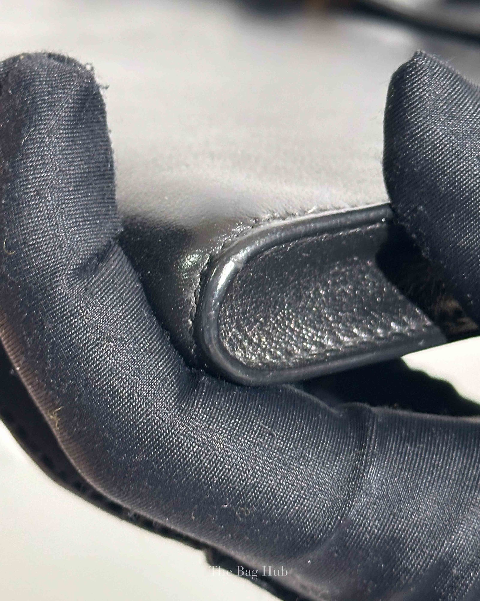 Hermes Noir Swift Kelly Cut Clutch GHW