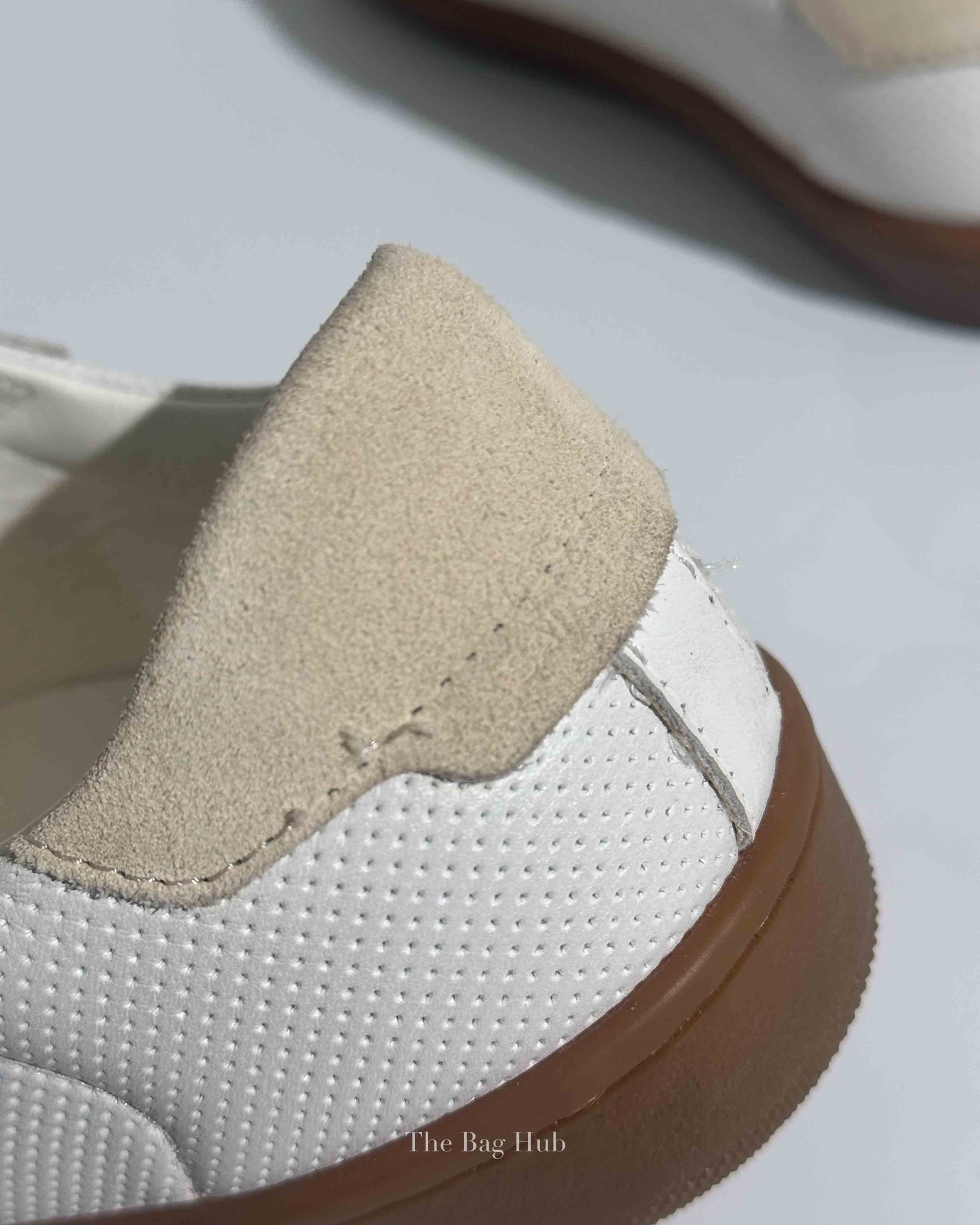 Saint Laurent White Leather Court Classic SL/10 Sneakers Size 37