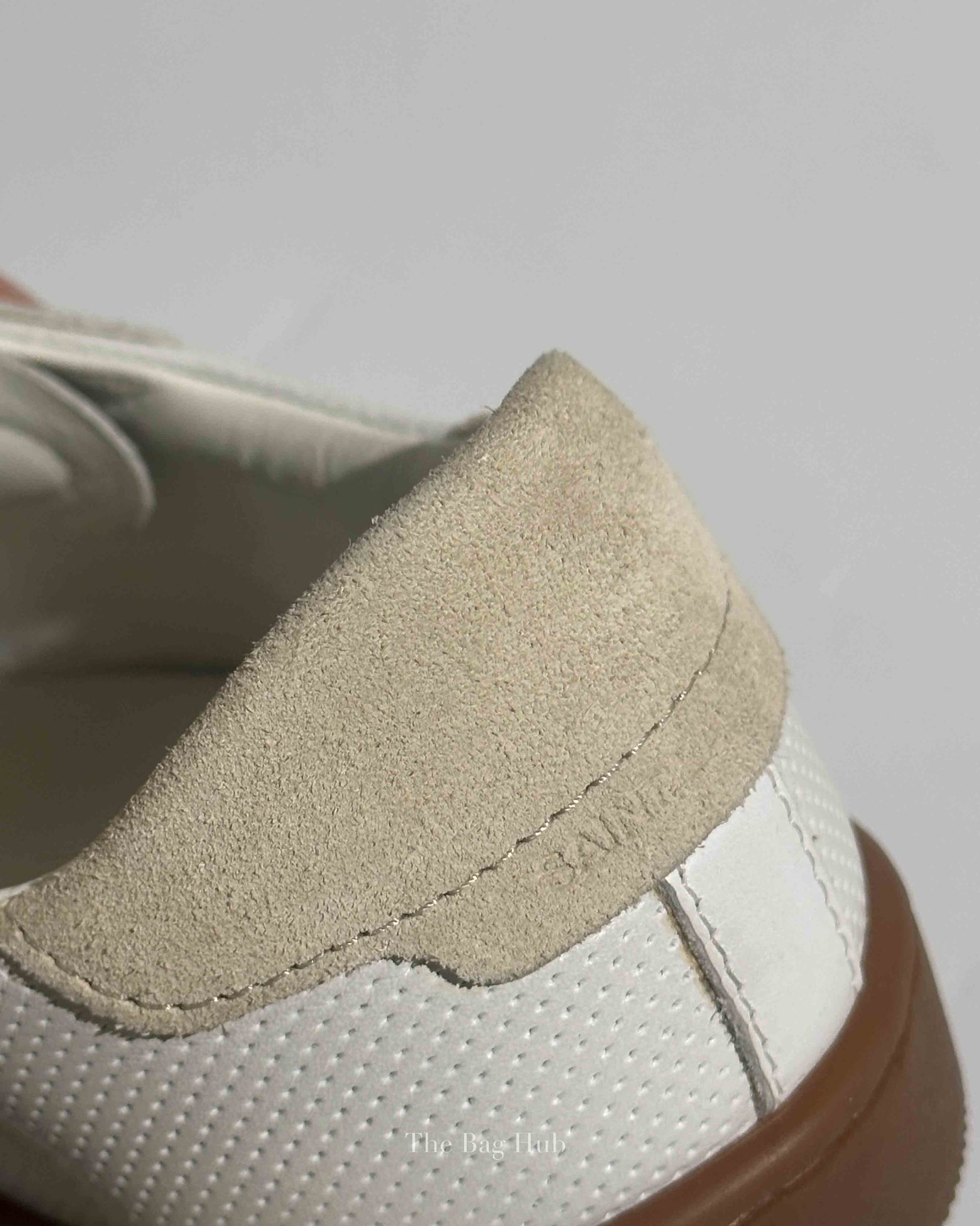 Saint Laurent White Leather Court Classic SL/10 Sneakers Size 37