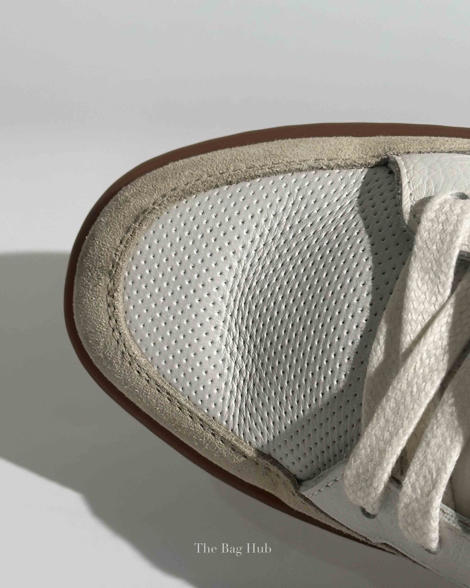 Saint Laurent White Leather Court Classic SL/10 Sneakers Size 37