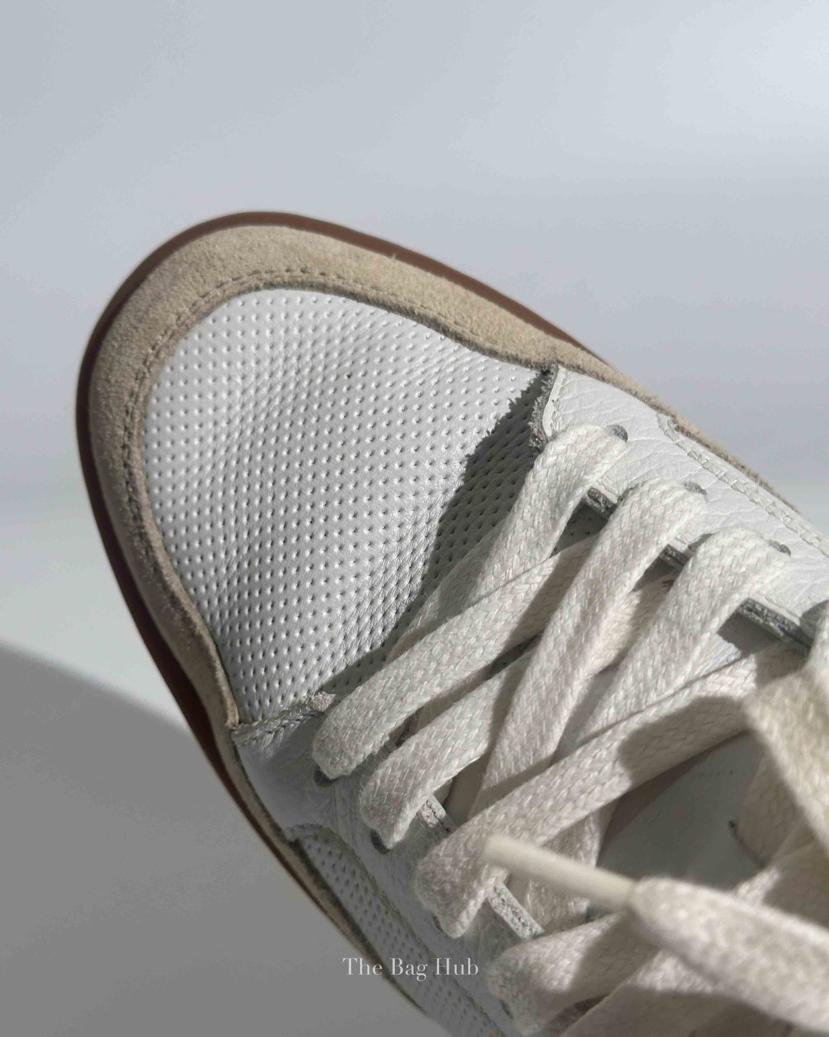 Saint Laurent White Leather Court Classic SL/10 Sneakers Size 37