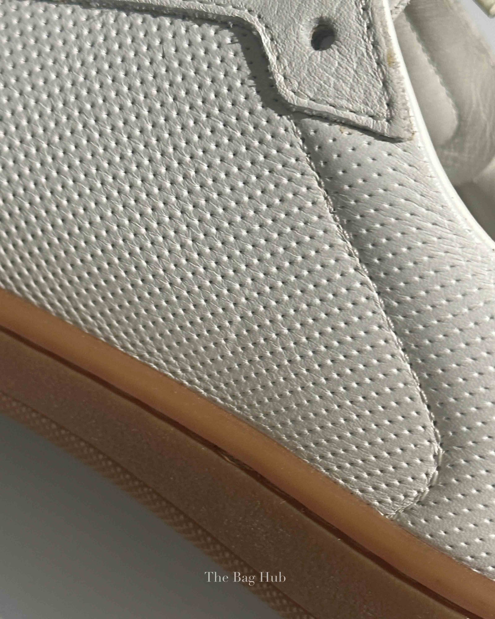 Saint Laurent White Leather Court Classic SL/10 Sneakers Size 37