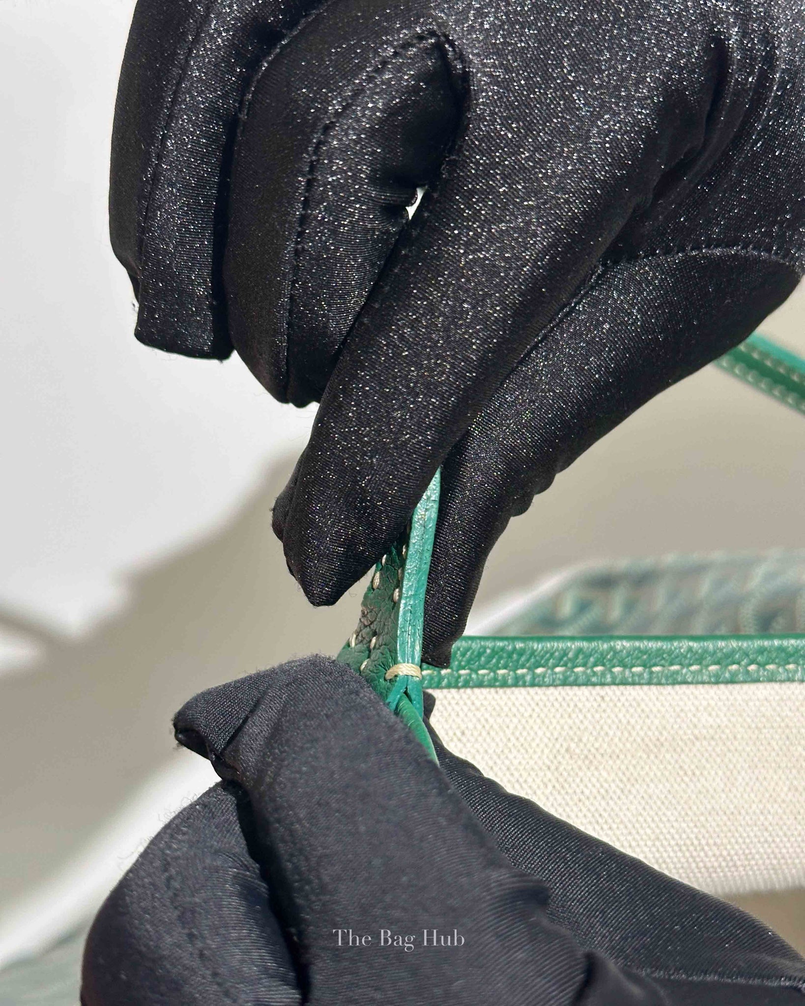 Goyard Green Goyardine Saint Louis GM Tote Bag