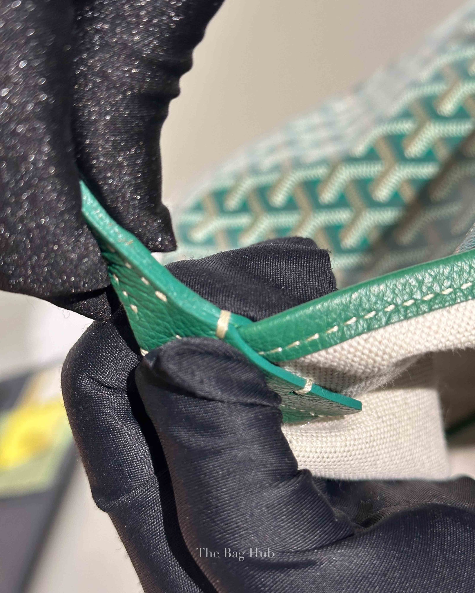 Goyard Green Goyardine Saint Louis GM Tote Bag