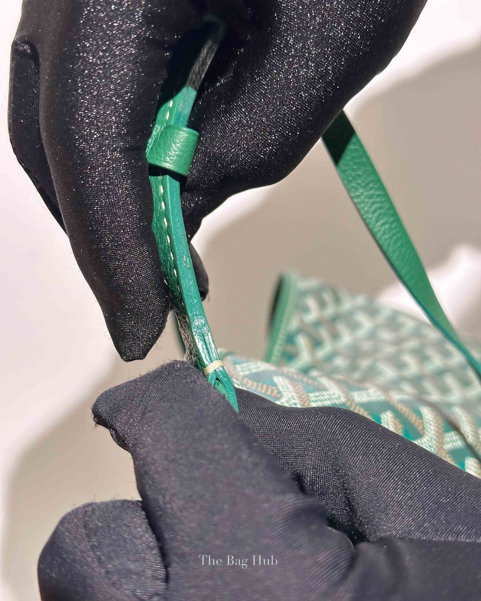 Goyard Green Goyardine Saint Louis GM Tote Bag