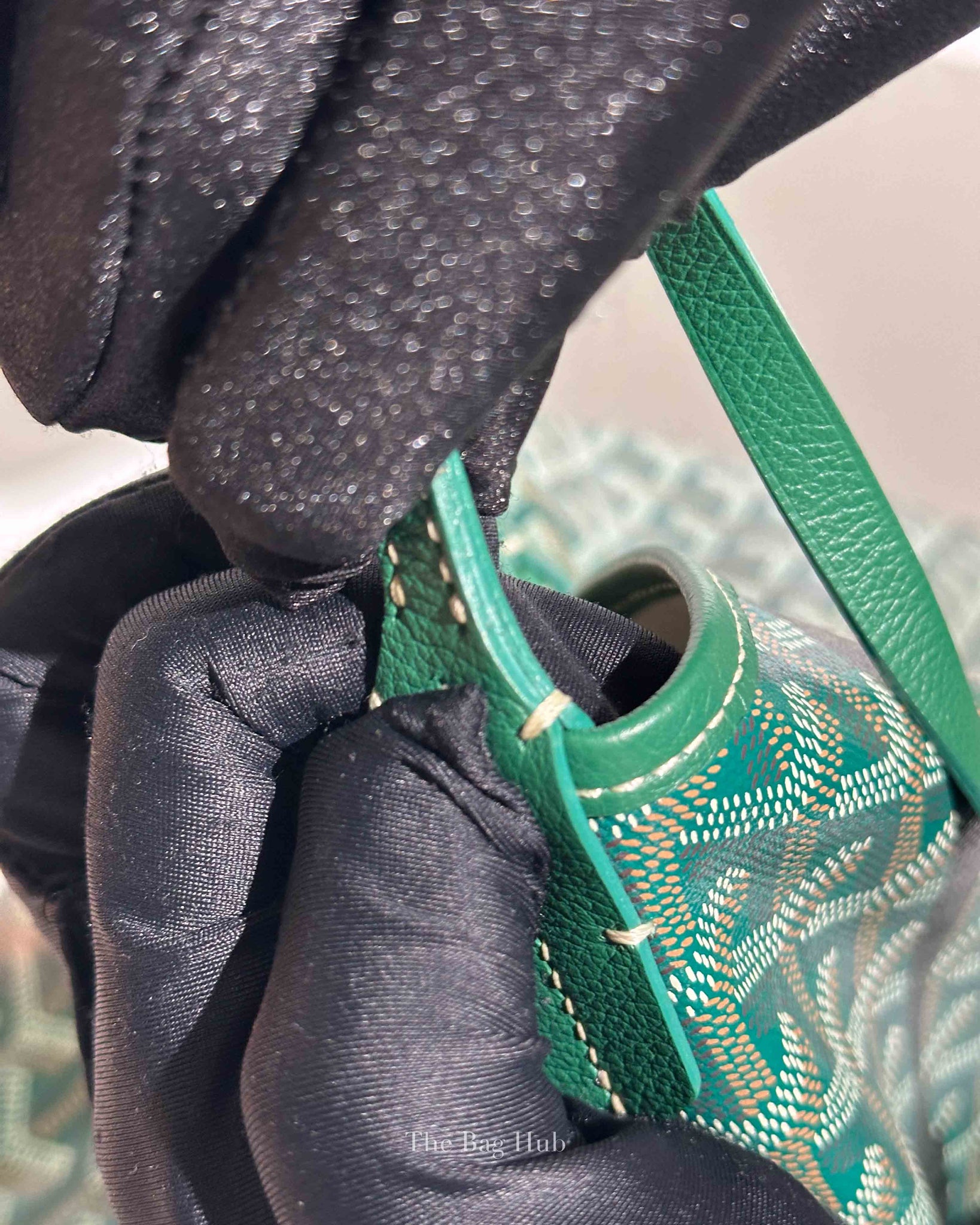 Goyard Green Goyardine Saint Louis GM Tote Bag