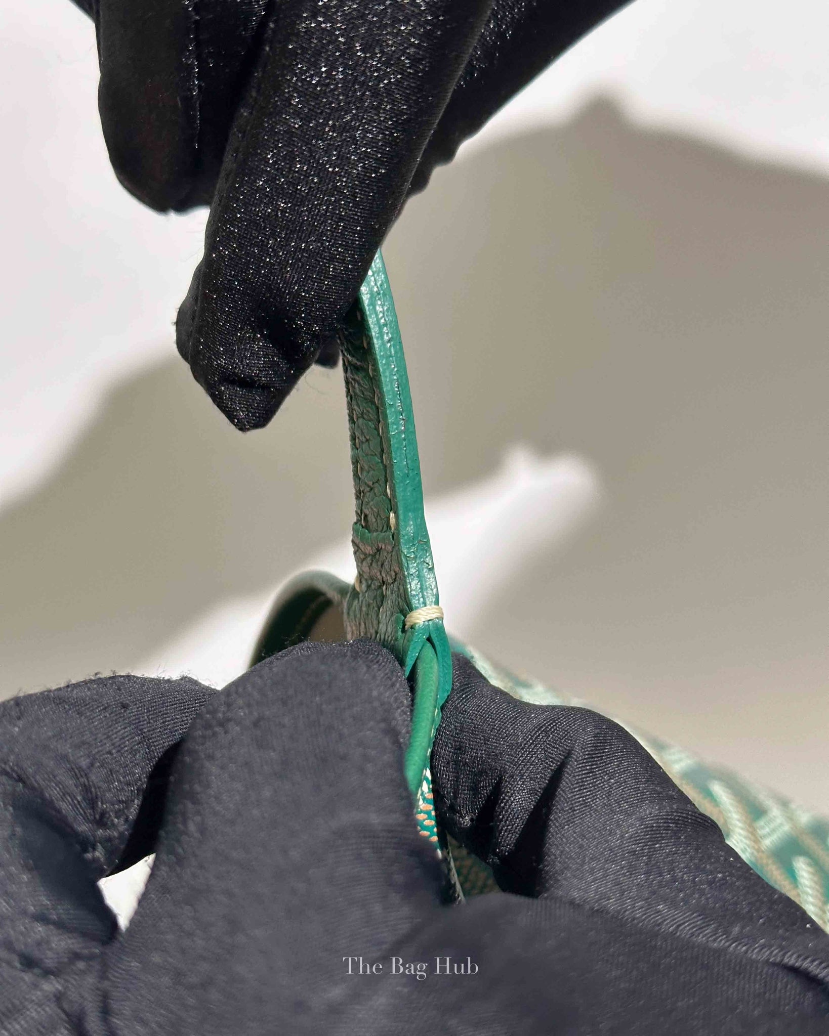 Goyard Green Goyardine Saint Louis GM Tote Bag