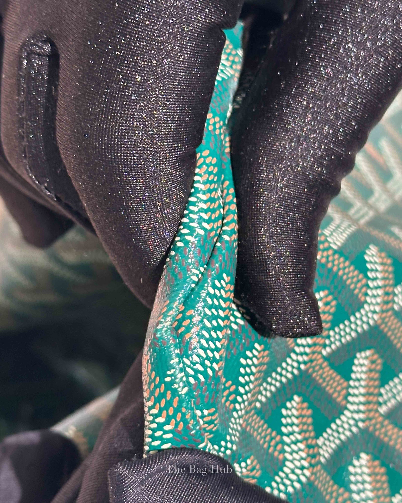 Goyard Green Goyardine Saint Louis GM Tote Bag