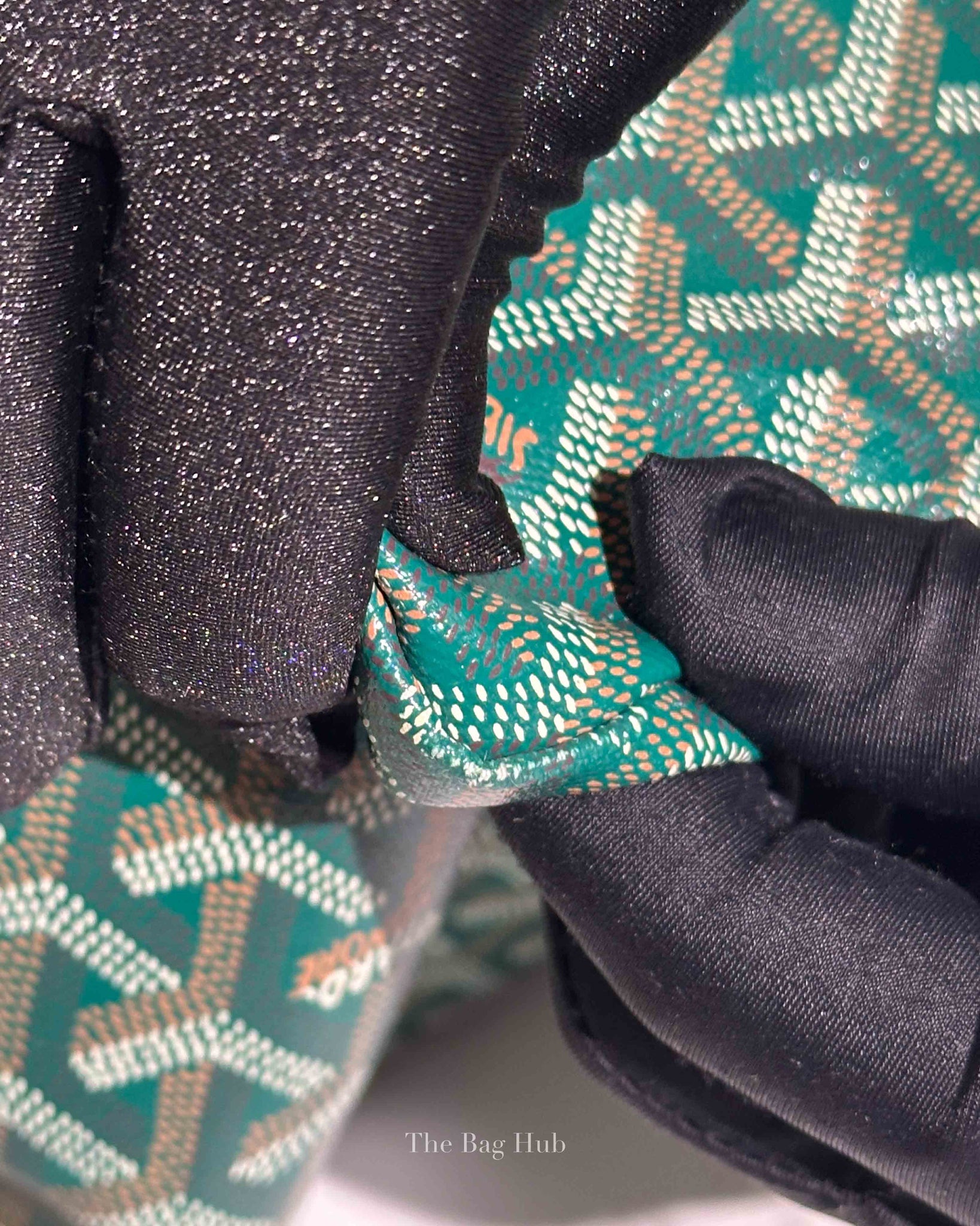 Goyard Green Goyardine Saint Louis GM Tote Bag