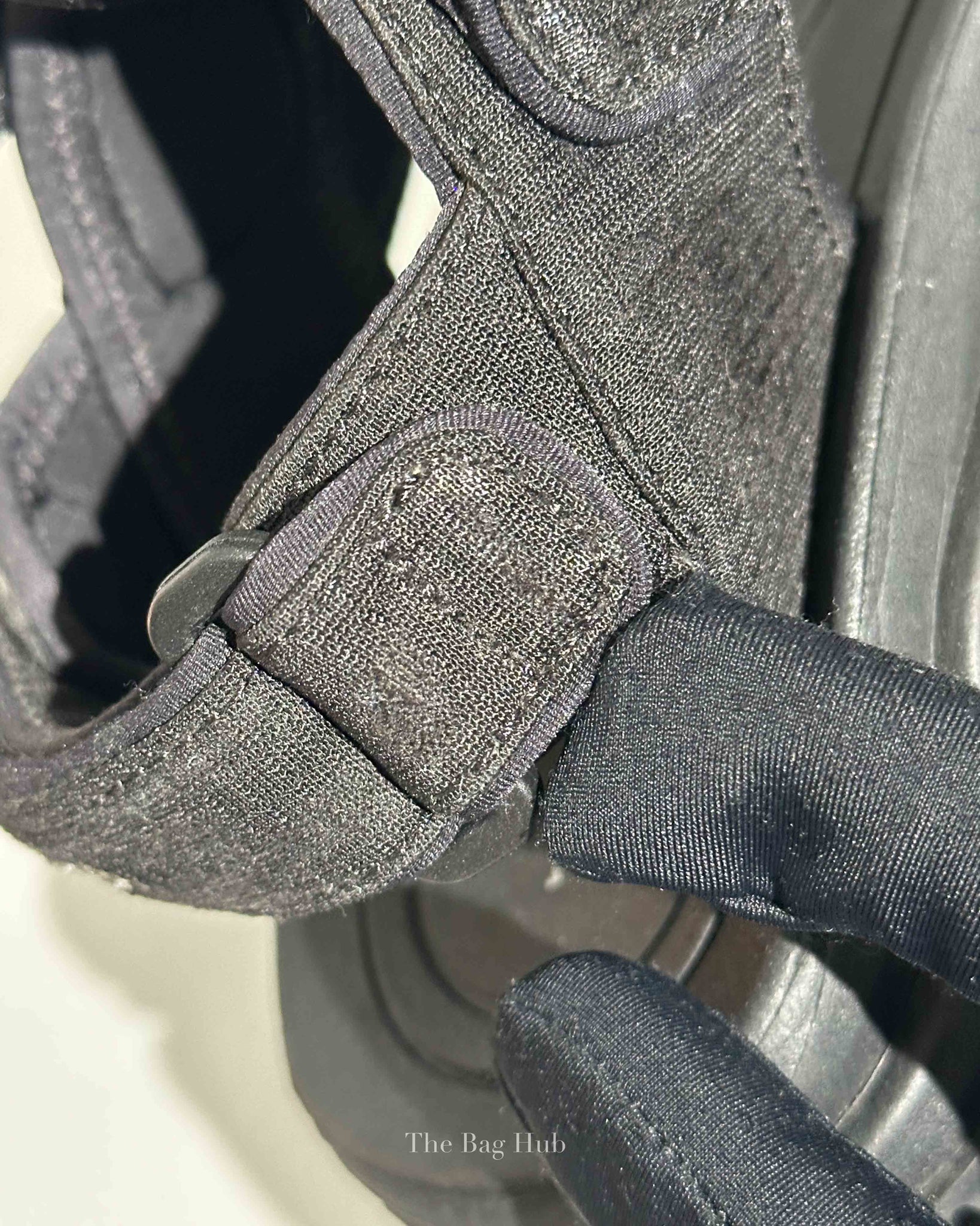 Balenciaga Black Fabric Tourist Sandals Size 37