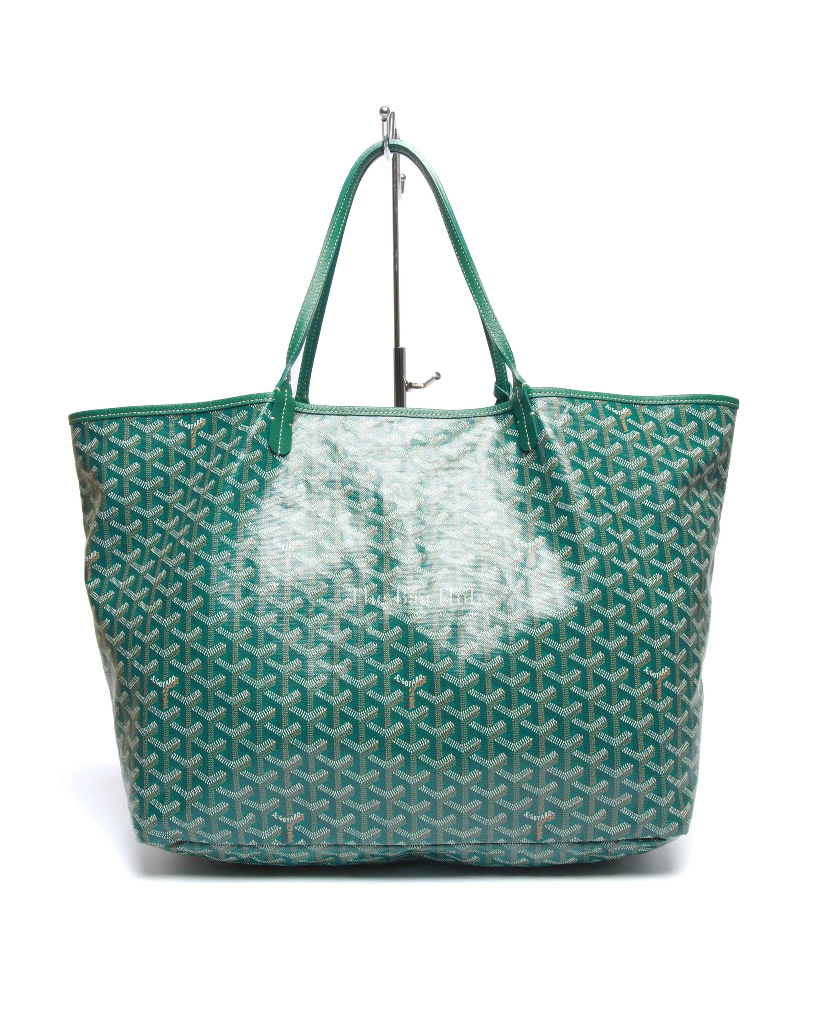Goyard Green Goyardine Saint Louis GM Tote Bag