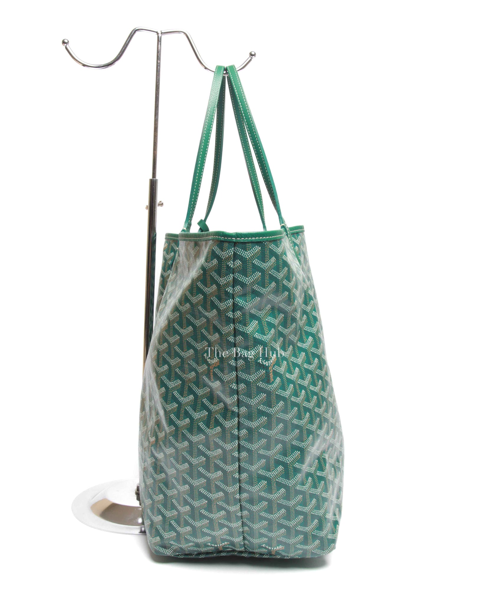Goyard Green Goyardine Saint Louis GM Tote Bag