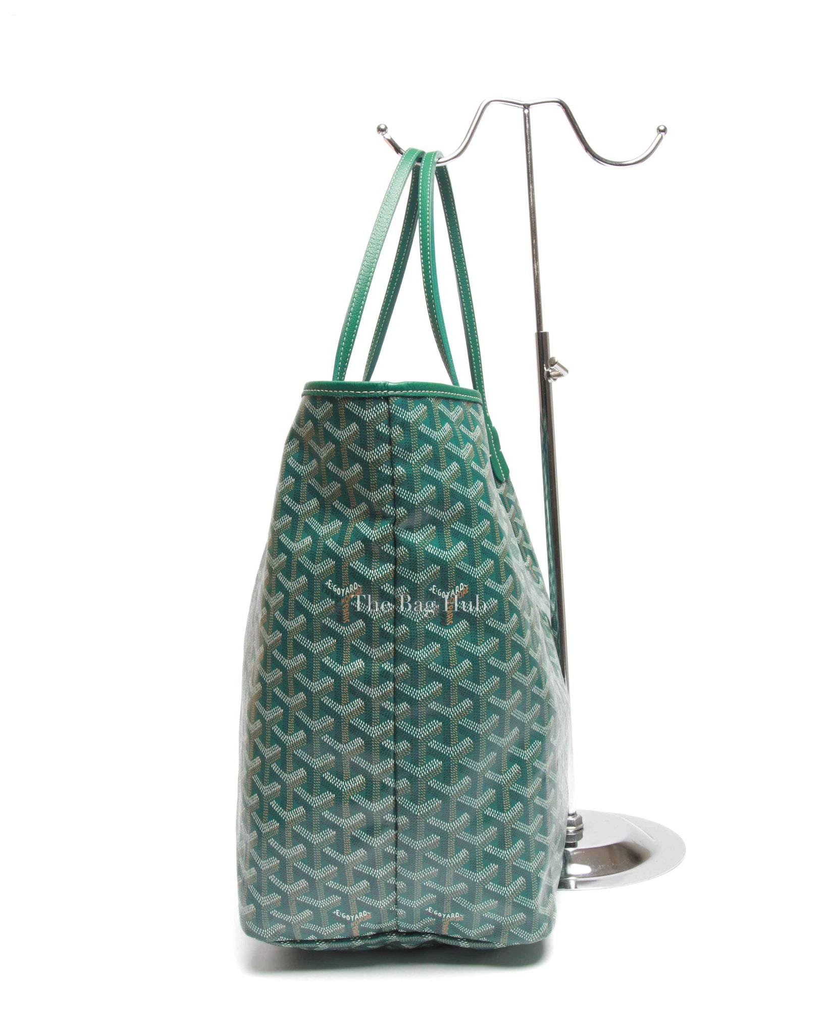 Goyard Green Goyardine Saint Louis GM Tote Bag