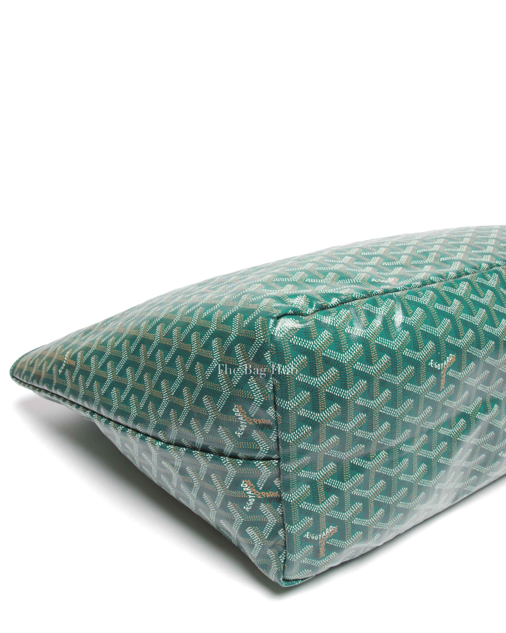 Goyard Green Goyardine Saint Louis GM Tote Bag