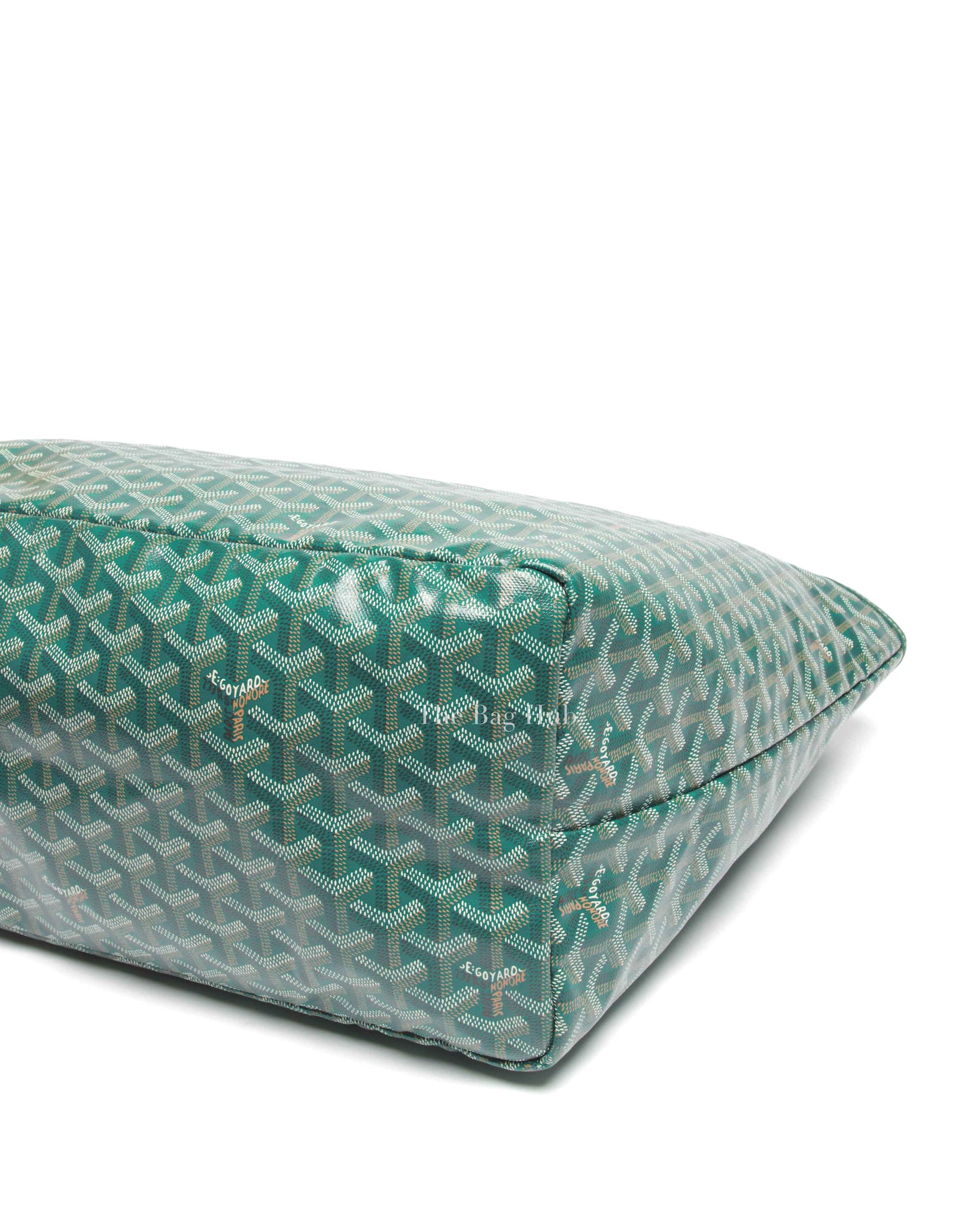 Goyard Green Goyardine Saint Louis GM Tote Bag