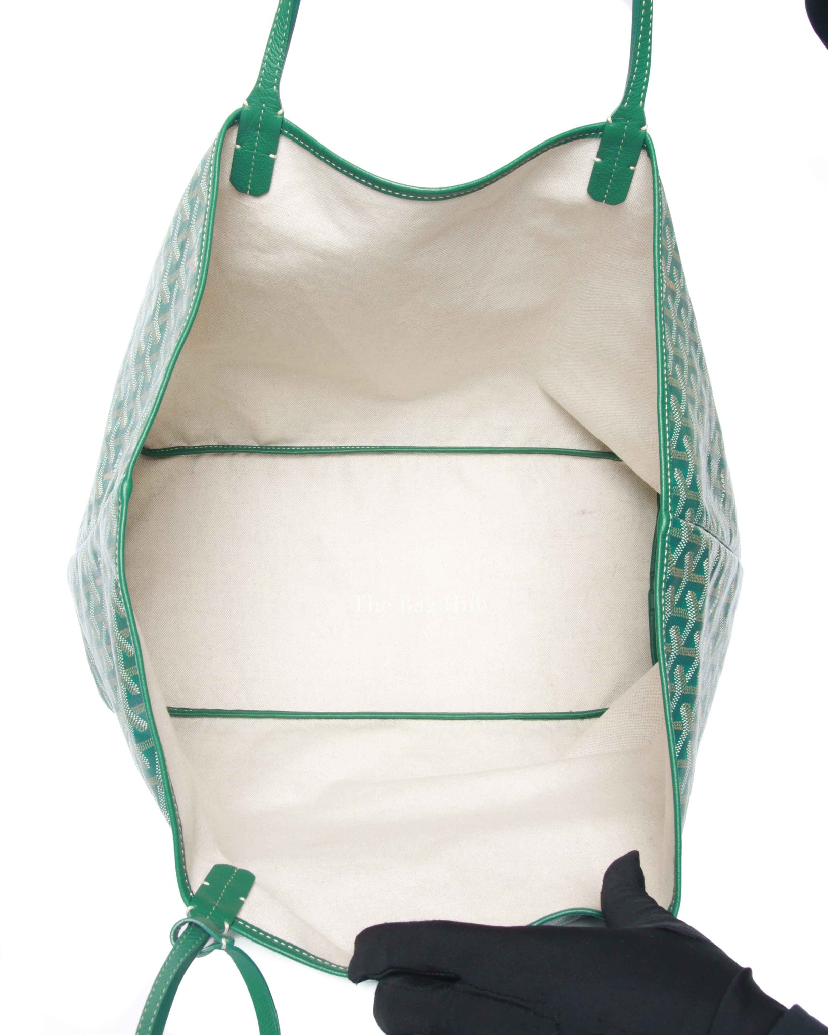 Goyard Green Goyardine Saint Louis GM Tote Bag