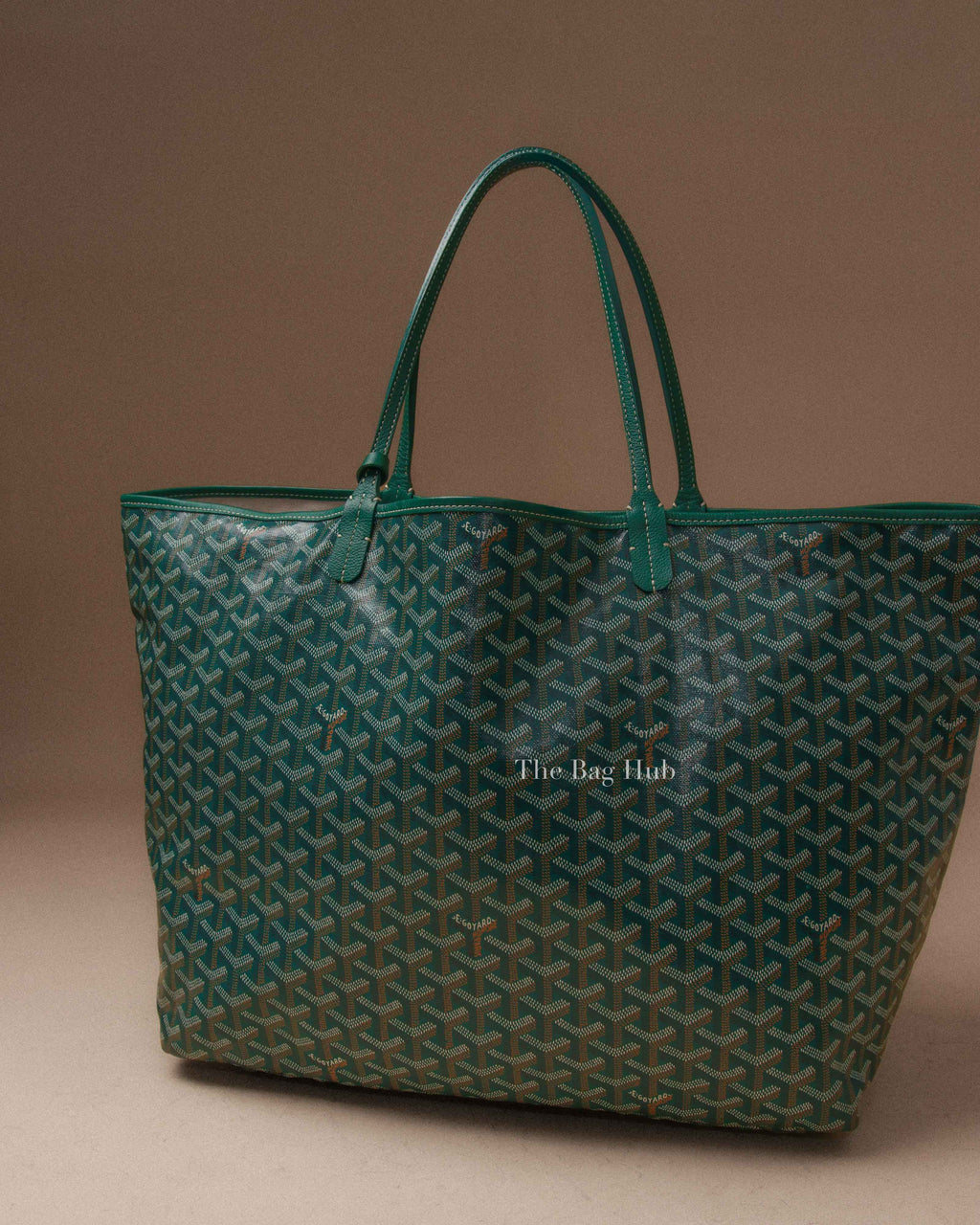 Goyard Green Goyardine Saint Louis GM Tote Bag