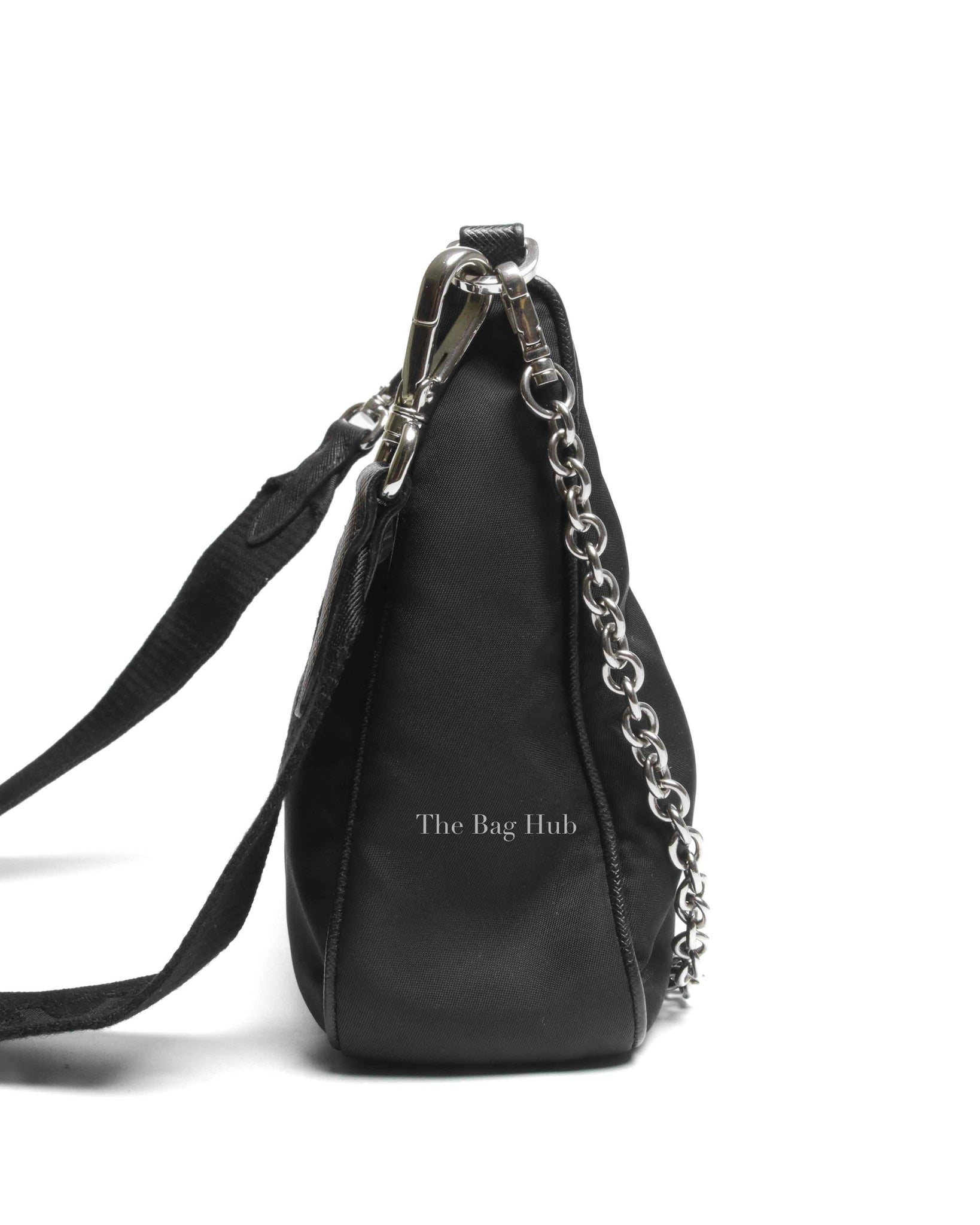 Prada Black Nylon Tessuto Re-Edition 2005 Shoulder Bag 1BH204