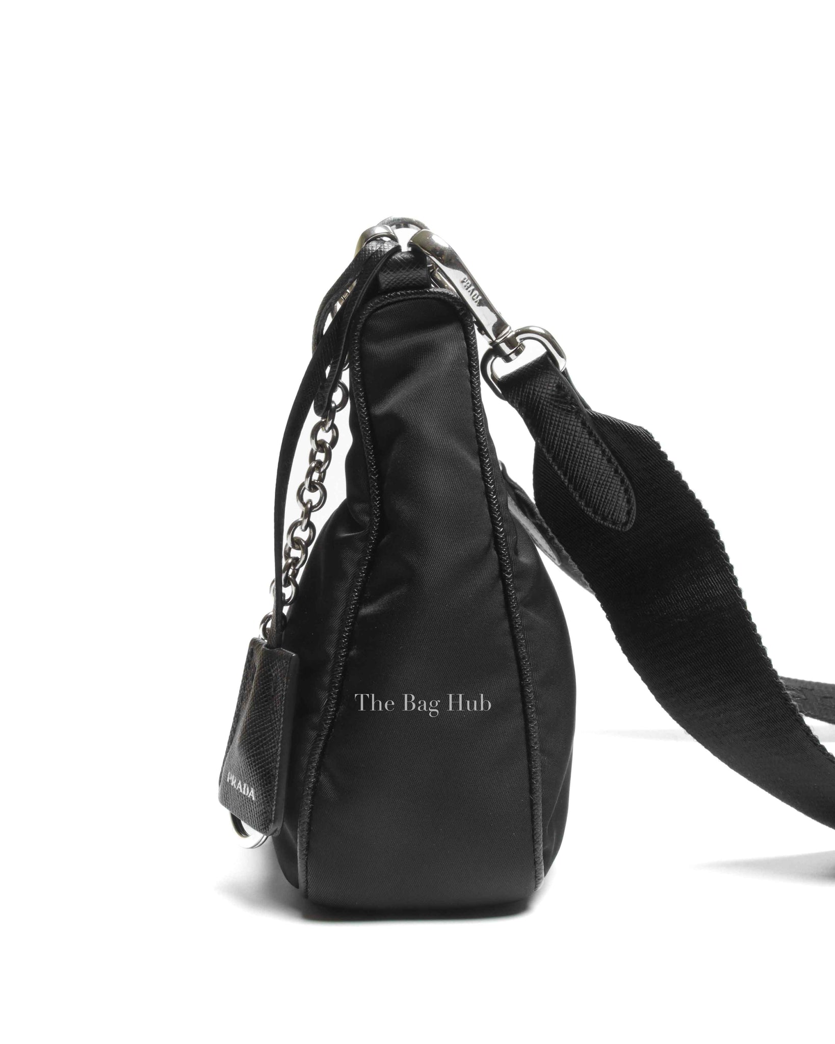 Prada Black Nylon Tessuto Re-Edition 2005 Shoulder Bag 1BH204