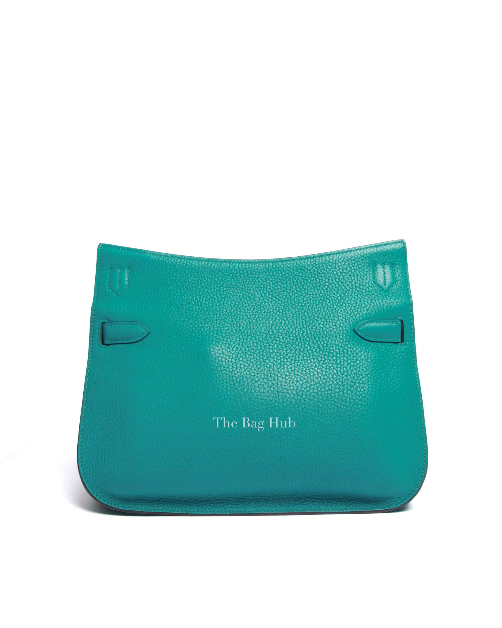 Hermes Turquoise Clemence Leather Jypsiere 28 PHW | Designer Brand