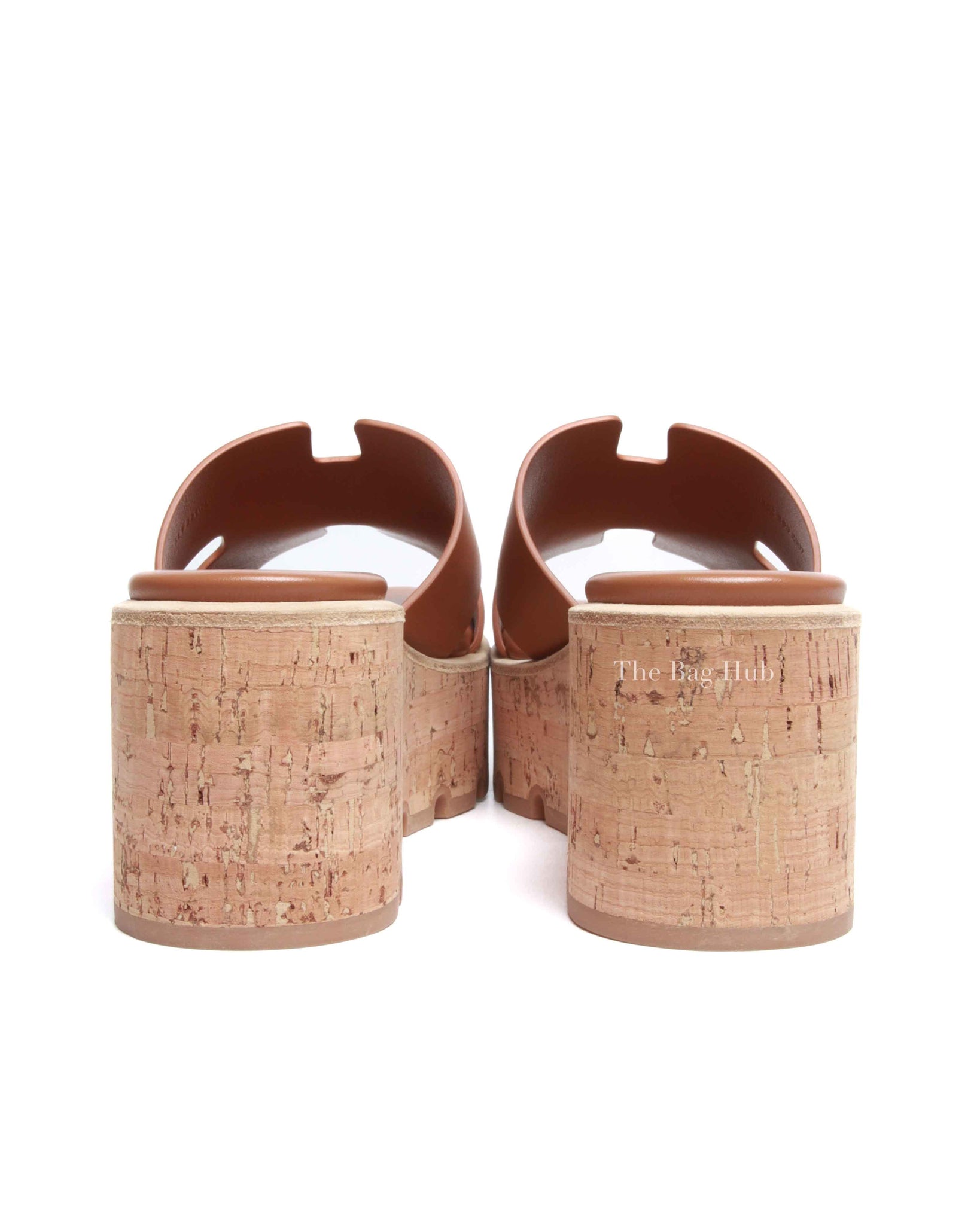 Hermes Gold Leather Eze 30 Sandals Size 39