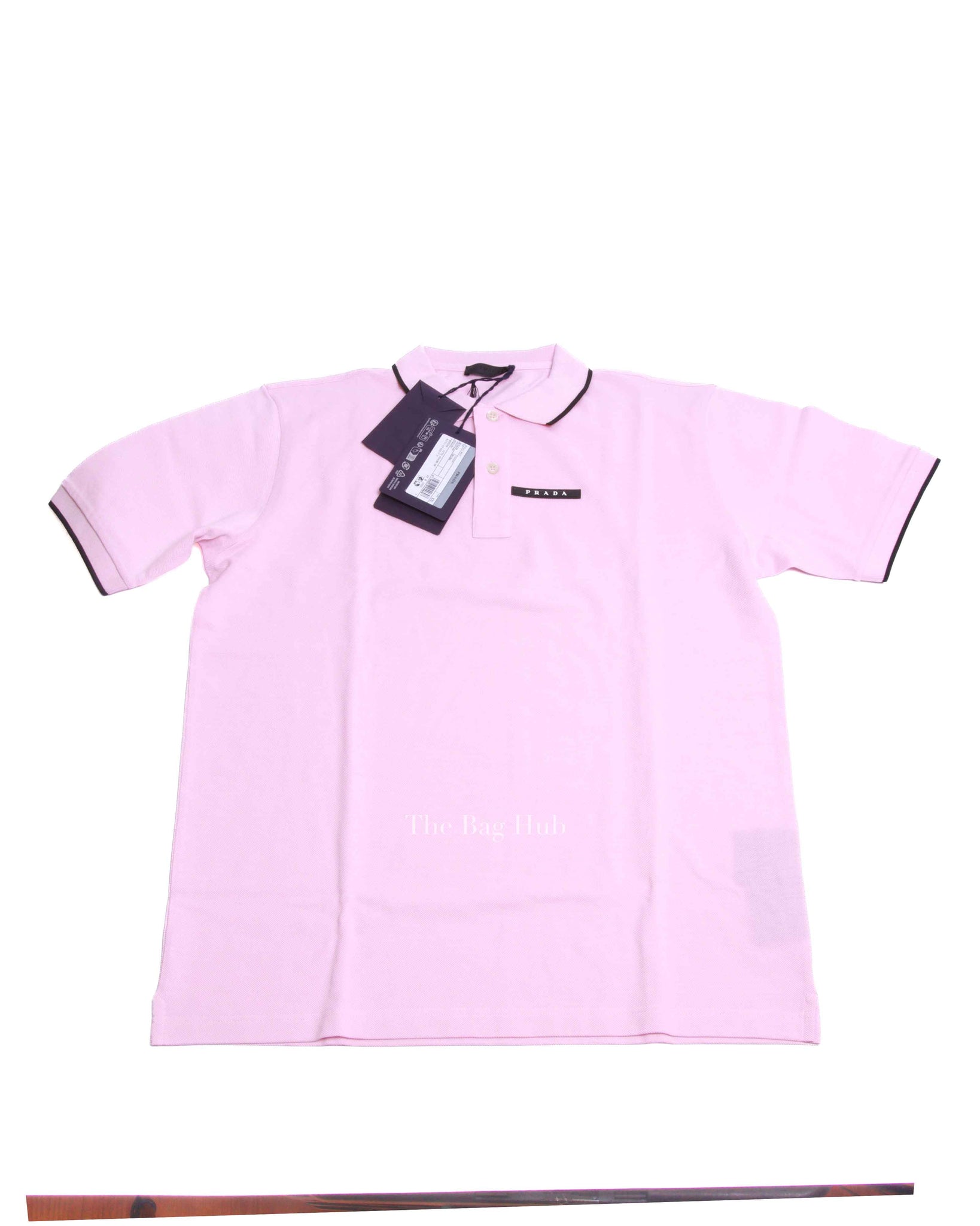 Prada Pink Cotton Polo Shirt Size XXL