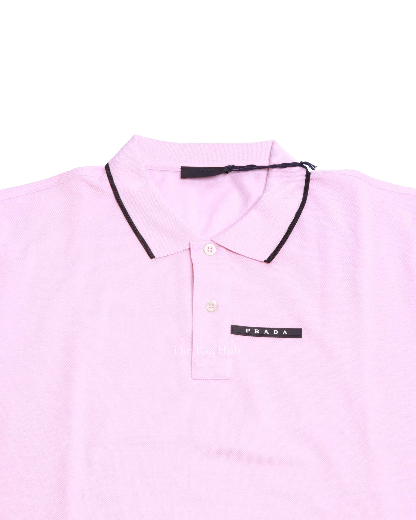 Prada Pink Cotton Polo Shirt Size XXL