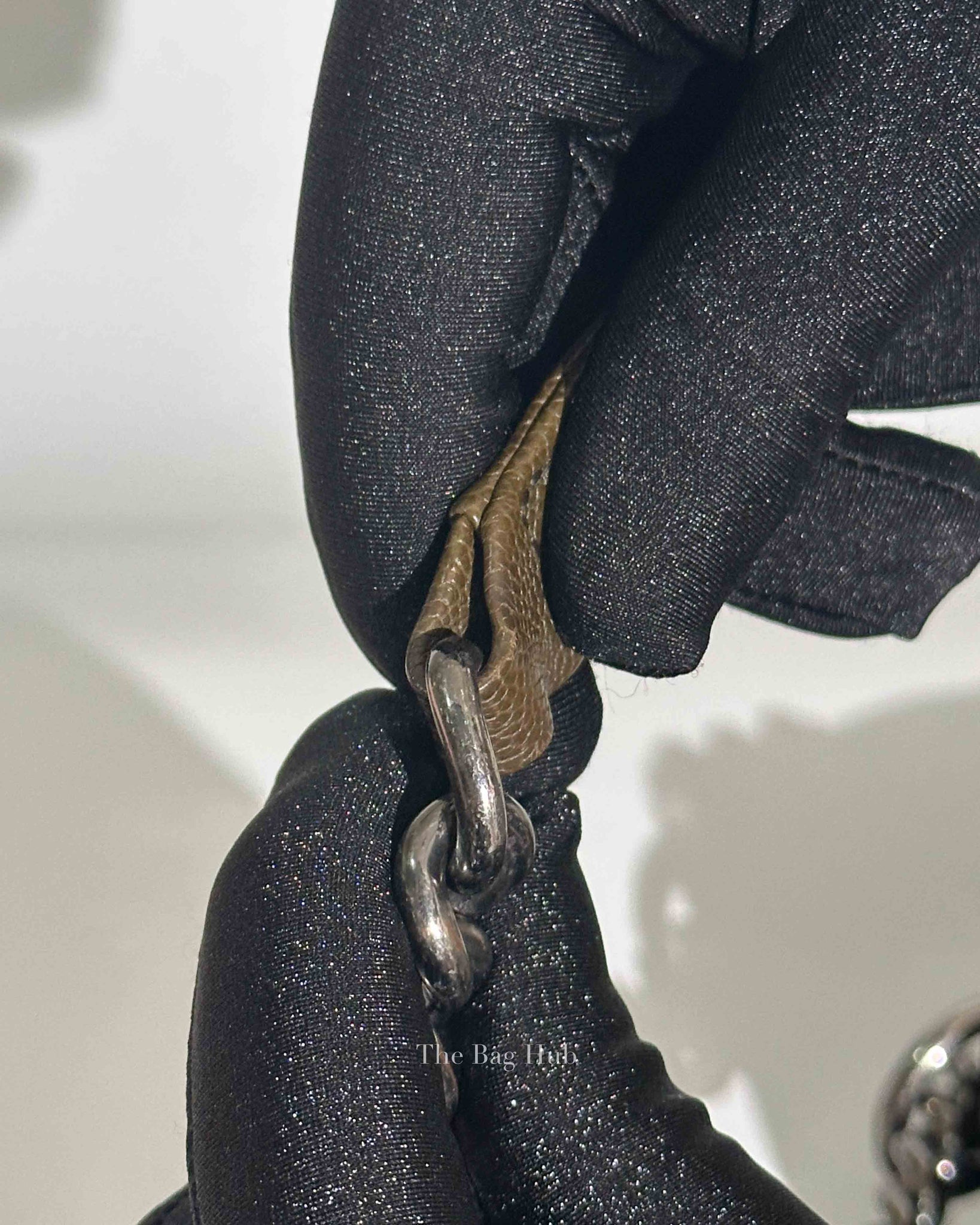 Chanel Olive Green Caviar Quilted Large Le Boy Bag RHW