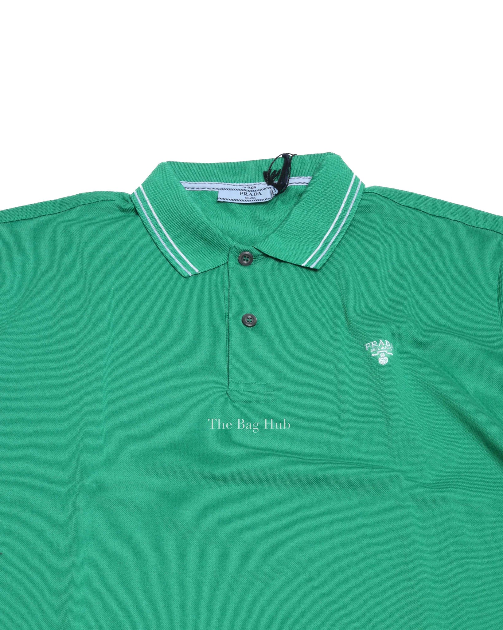 Prada Menta Cotton Polo Shirt Size XXXL