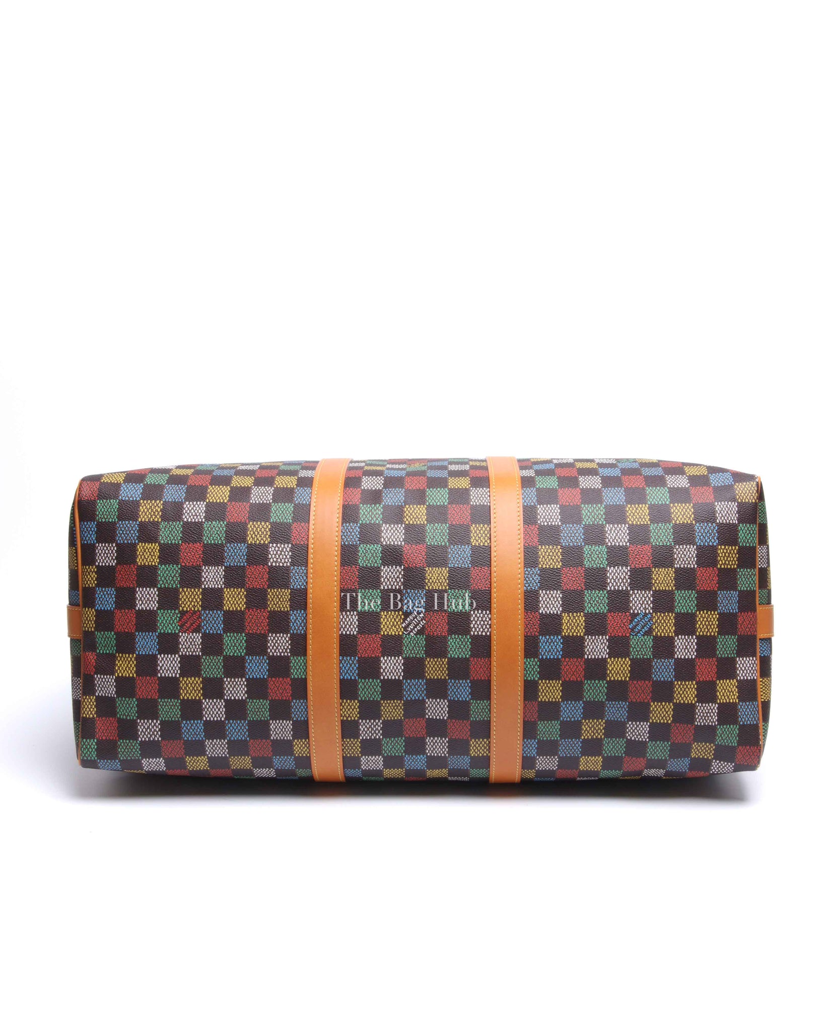 Louis Vuitton Multicolor Damier Ebene Canvas Keepall Bandouliere 50