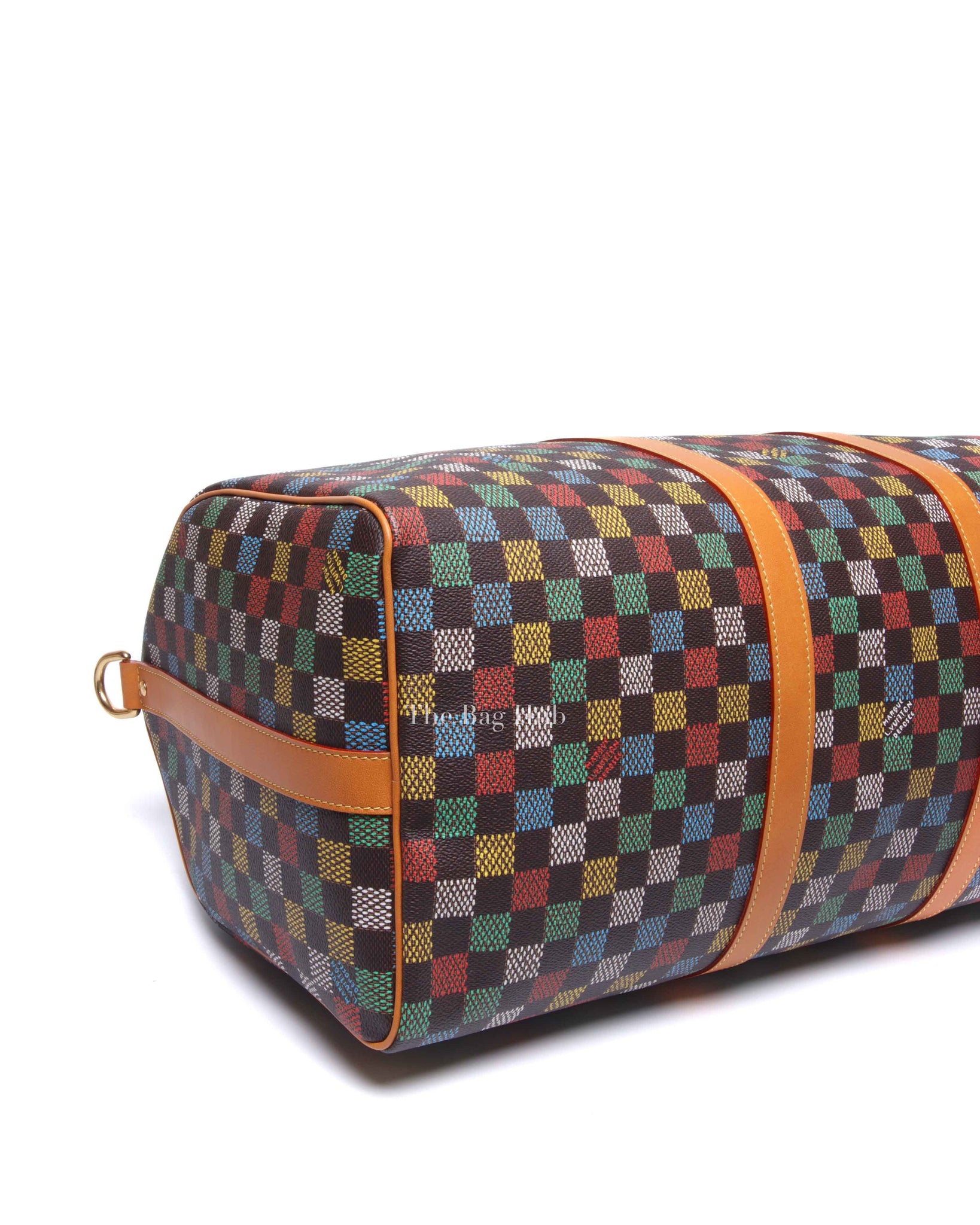 Louis Vuitton Multicolor Damier Ebene Canvas Keepall Bandouliere 50